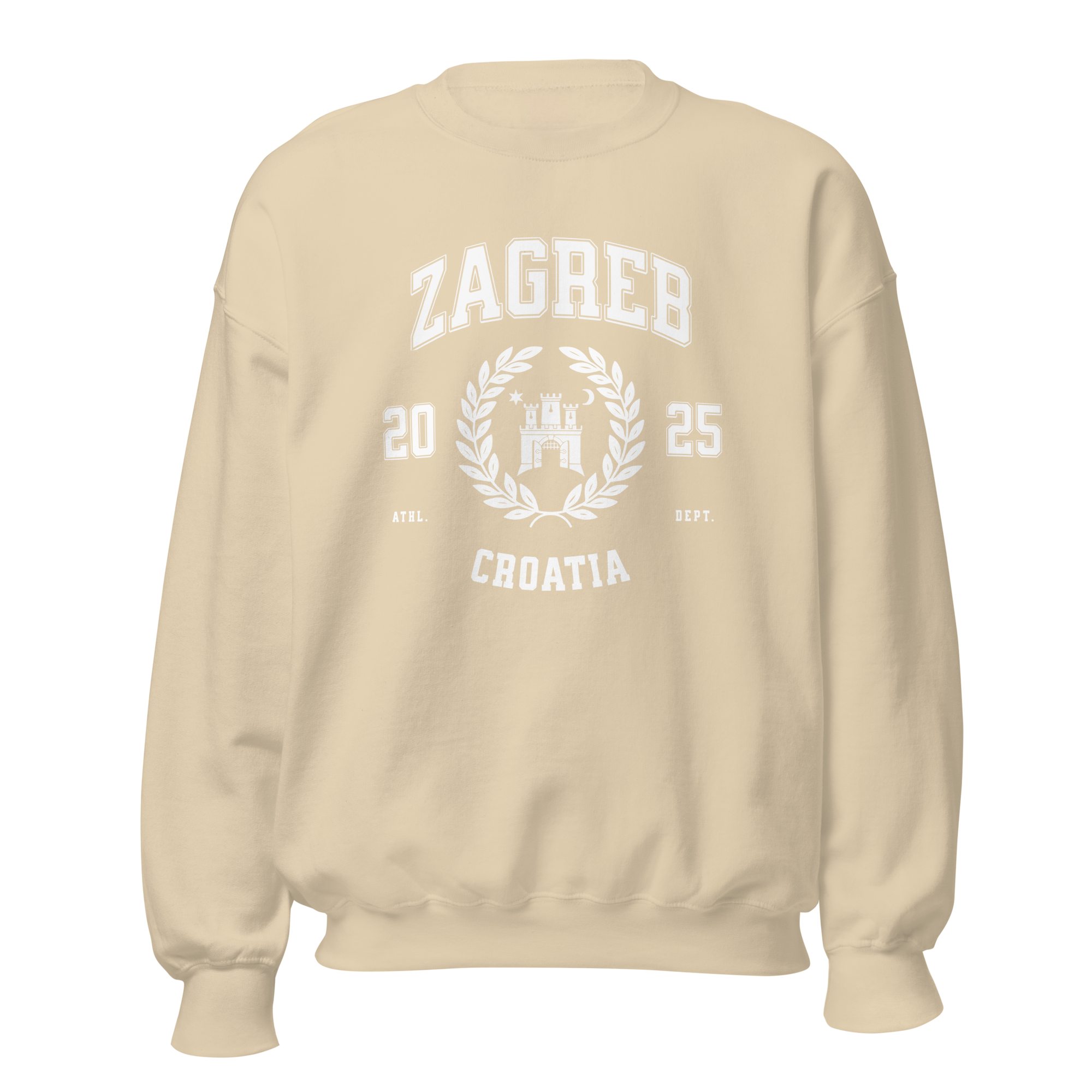 Croatia Varsity Unisex Crewneck