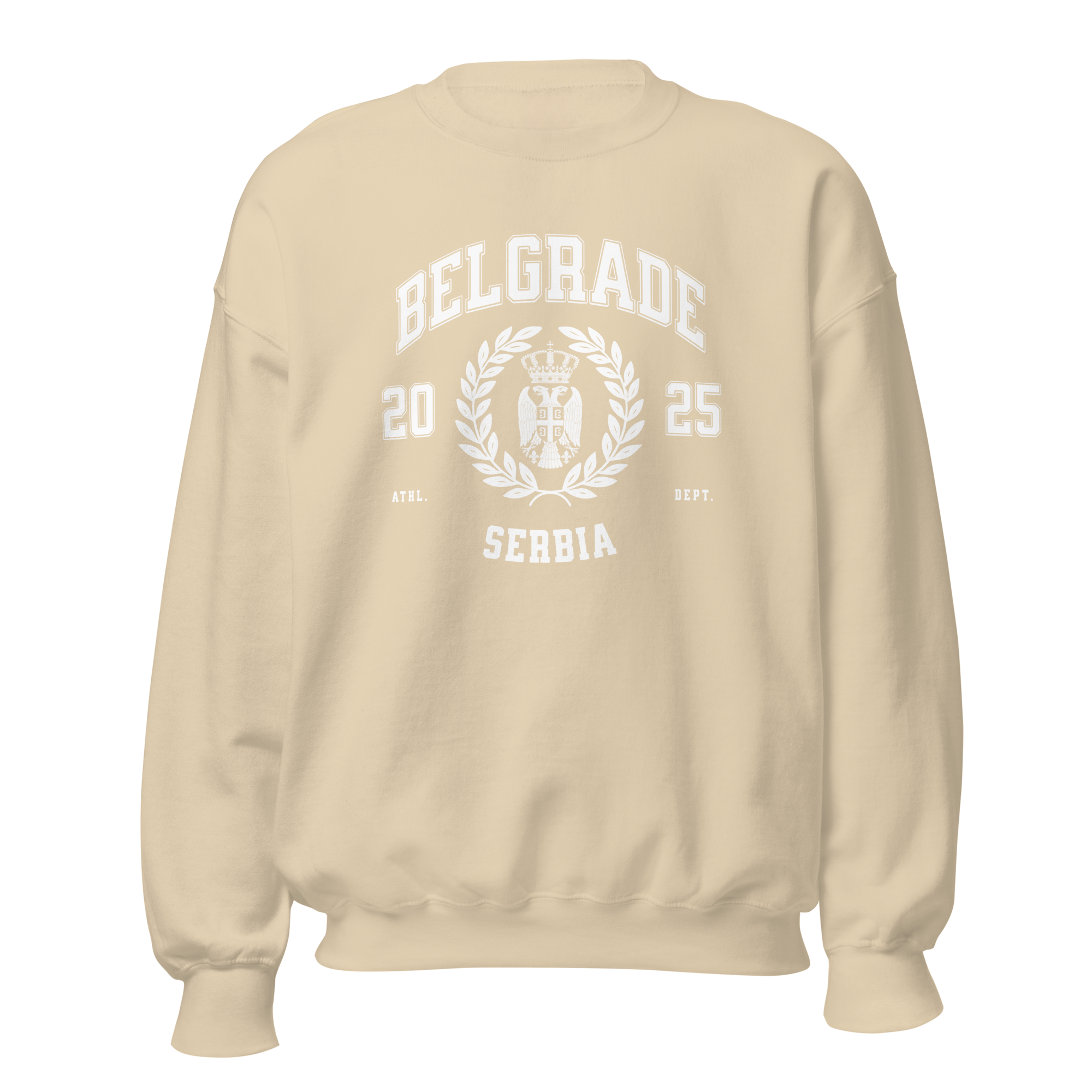Serbia Varsity Unisex Crewneck