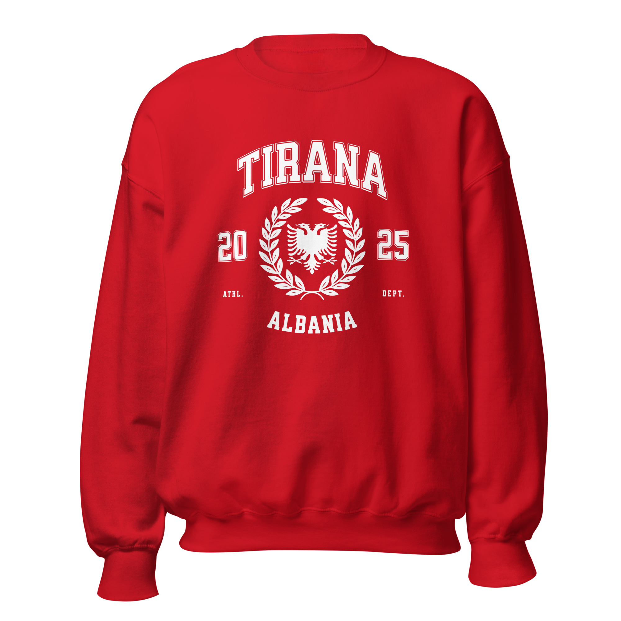 Albania Varsity Unisex Crewneck