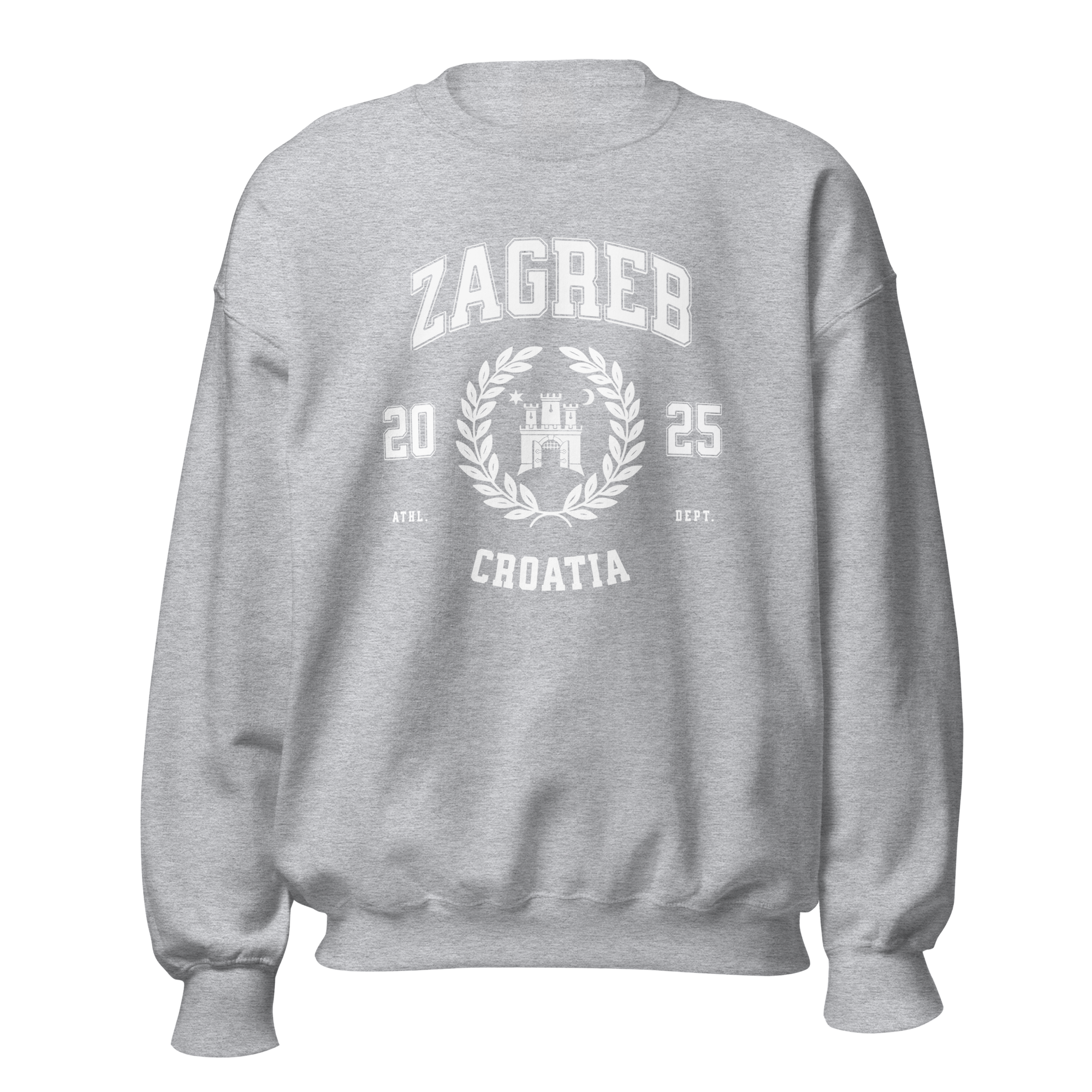 Croatia Varsity Unisex Crewneck