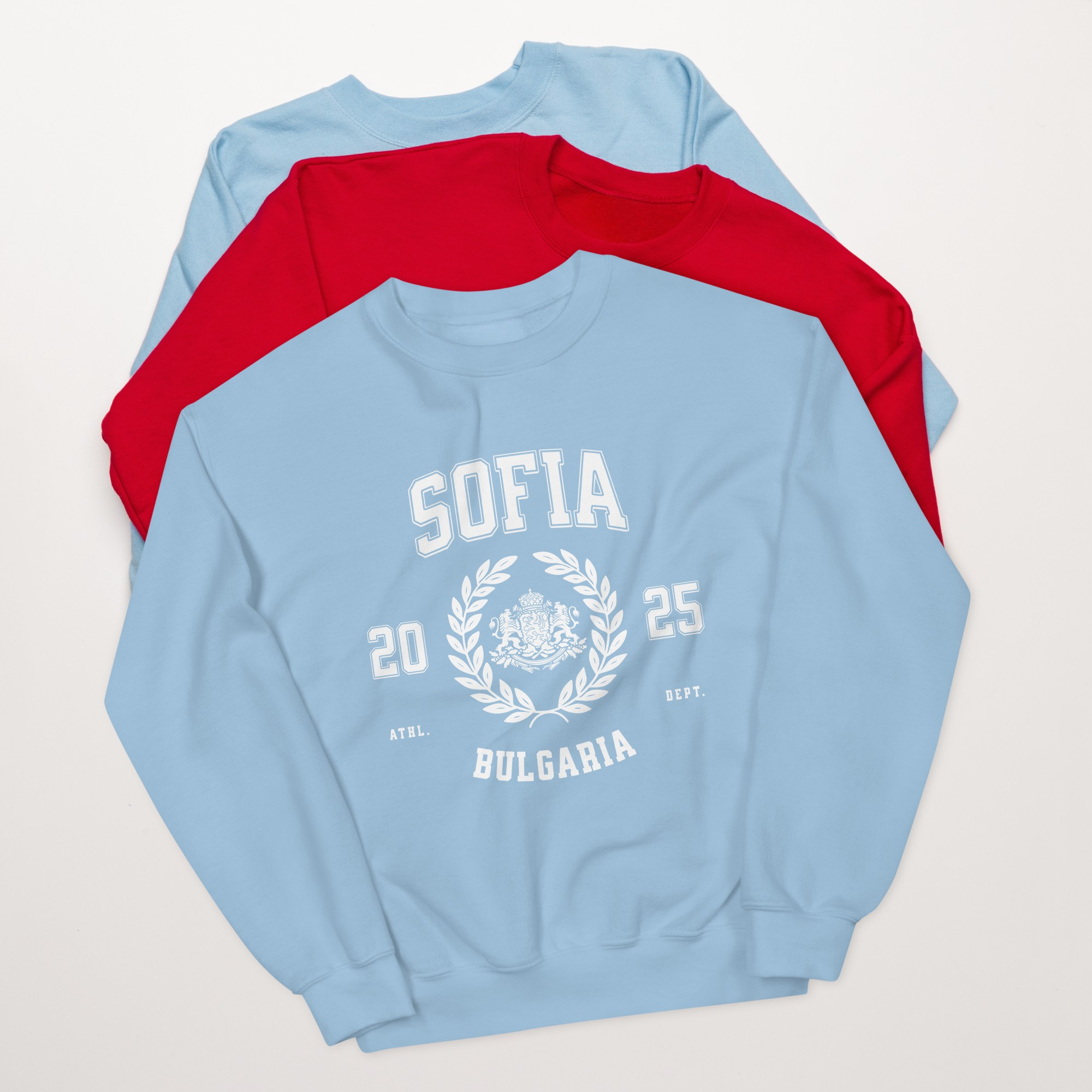 Bulgaria Varsity Unisex Crewneck