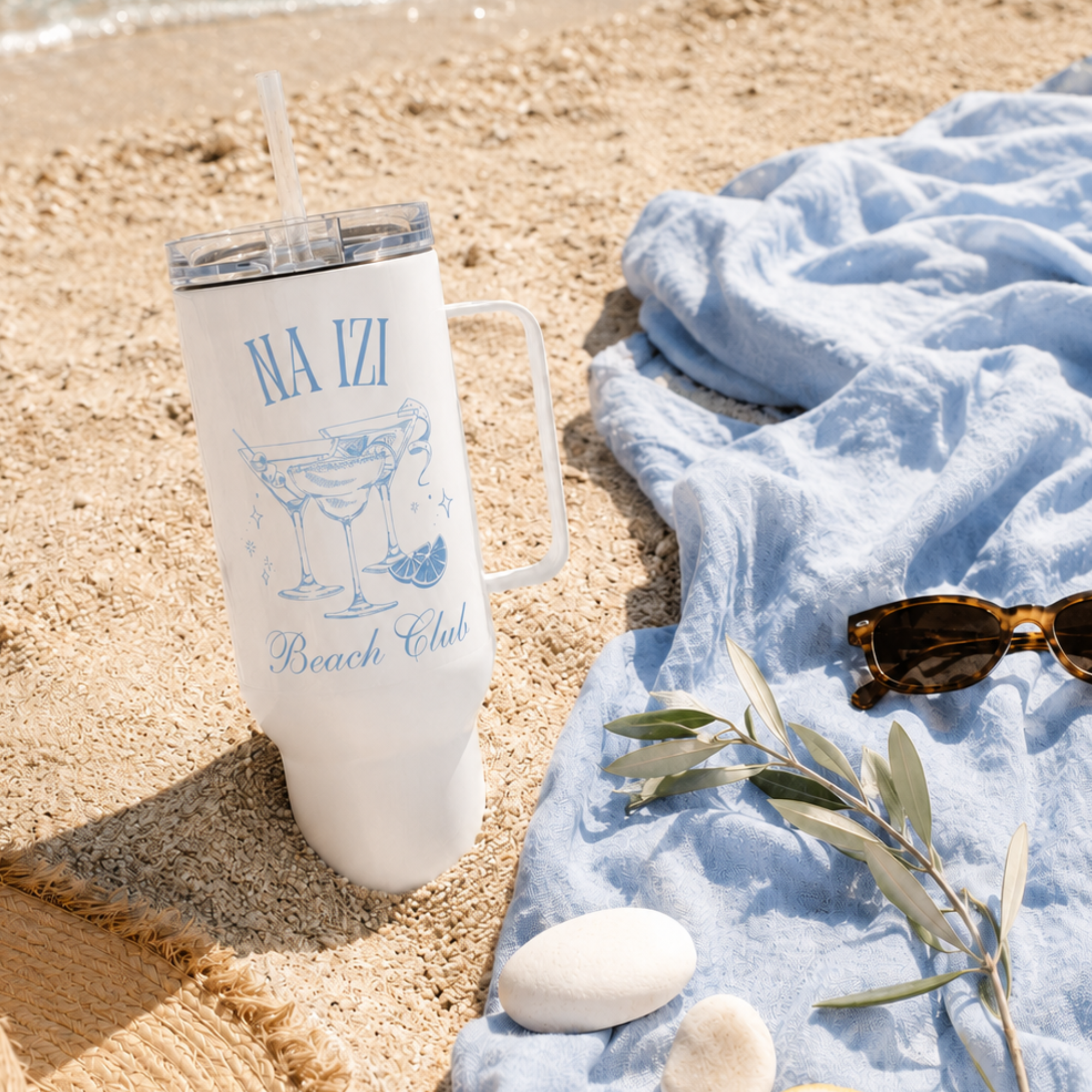 Slovenian Na Izi Beach Club Tumbler