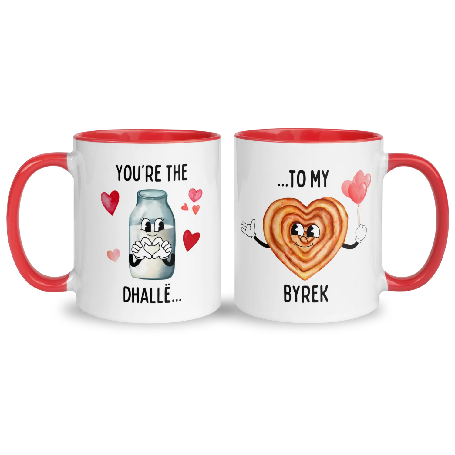 You Complete Me 2 Pack Mug Set (Albanian)