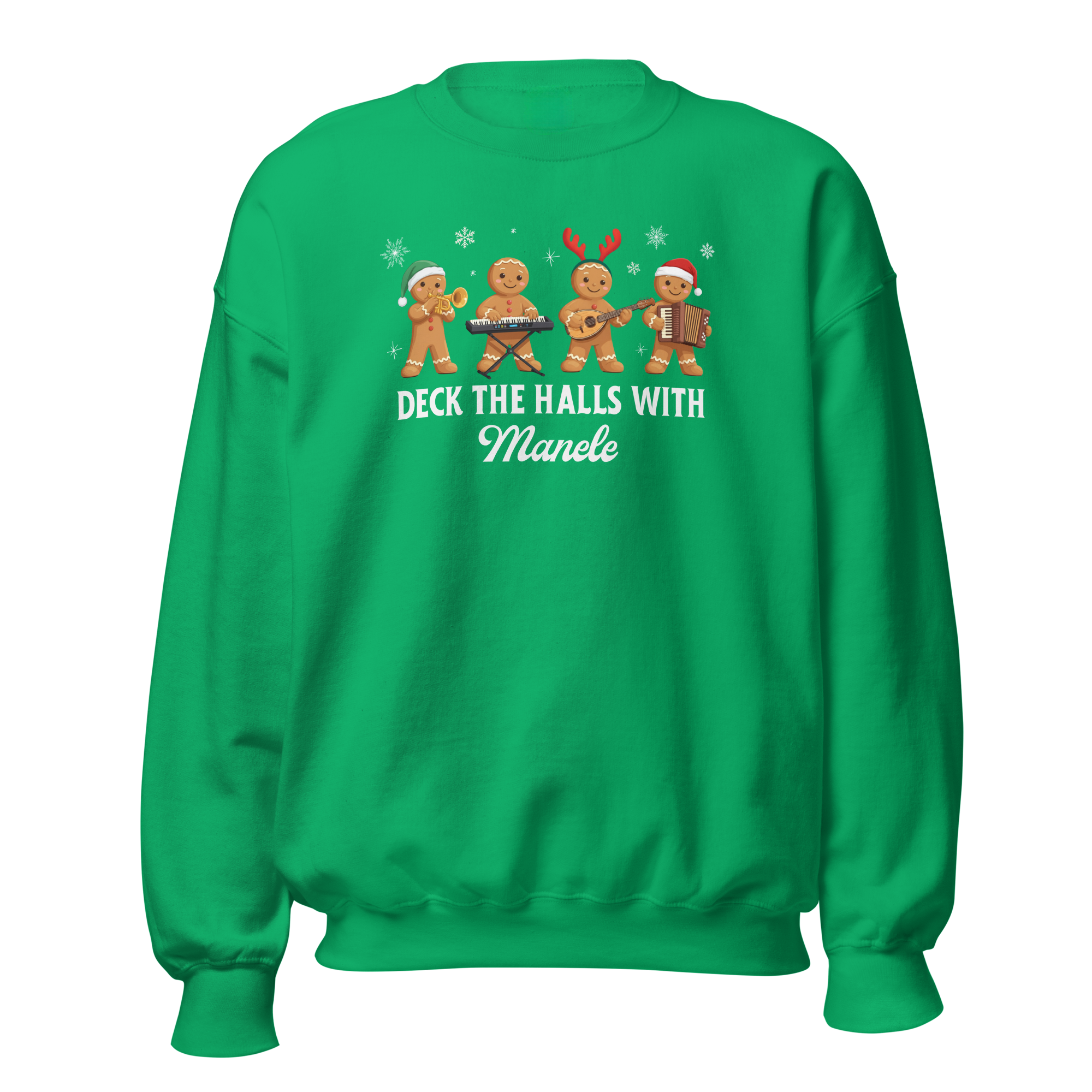 Romanian Manele Gingerbread Christmas Sweater