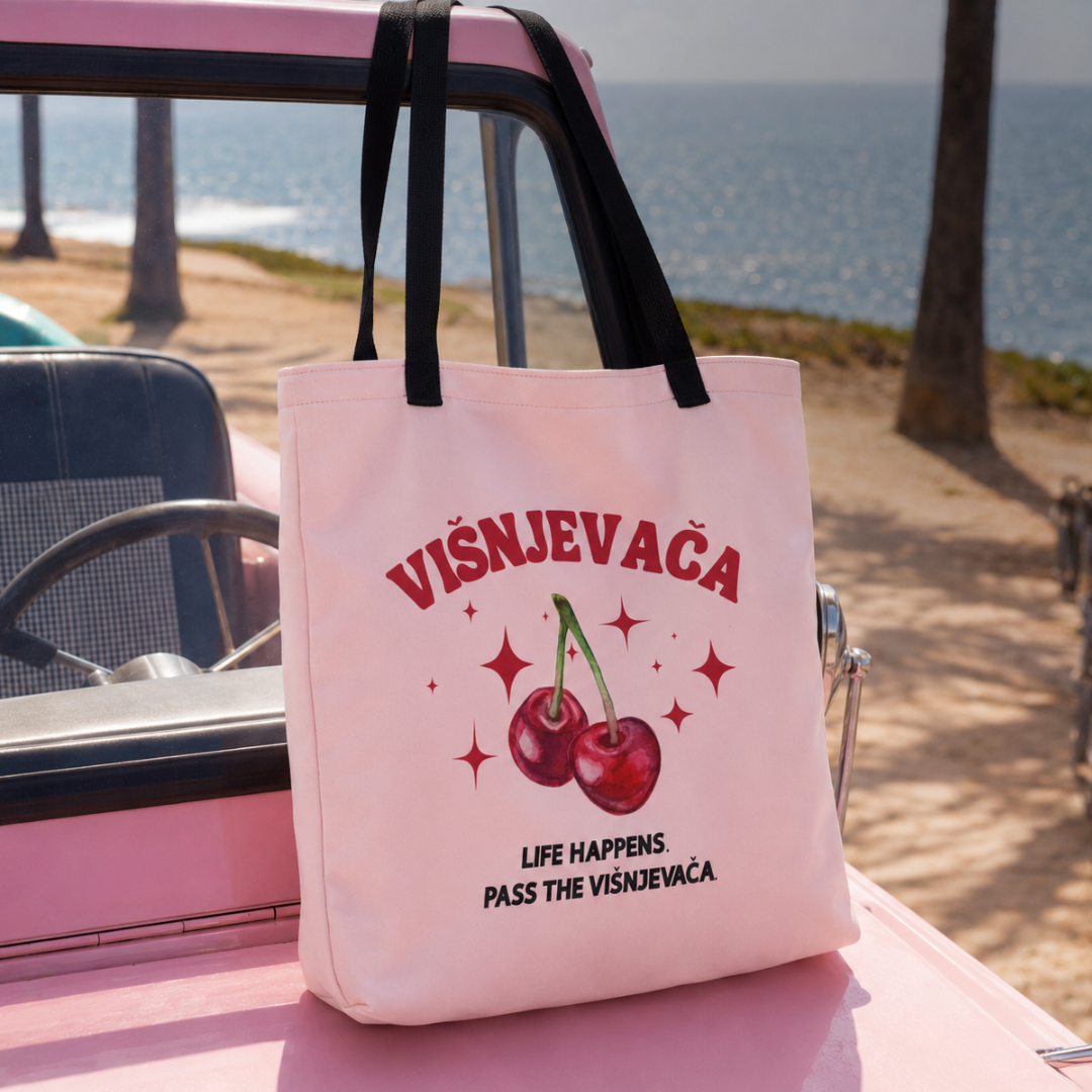 Balkan Pass the Višnjevača Beach Tote Bag