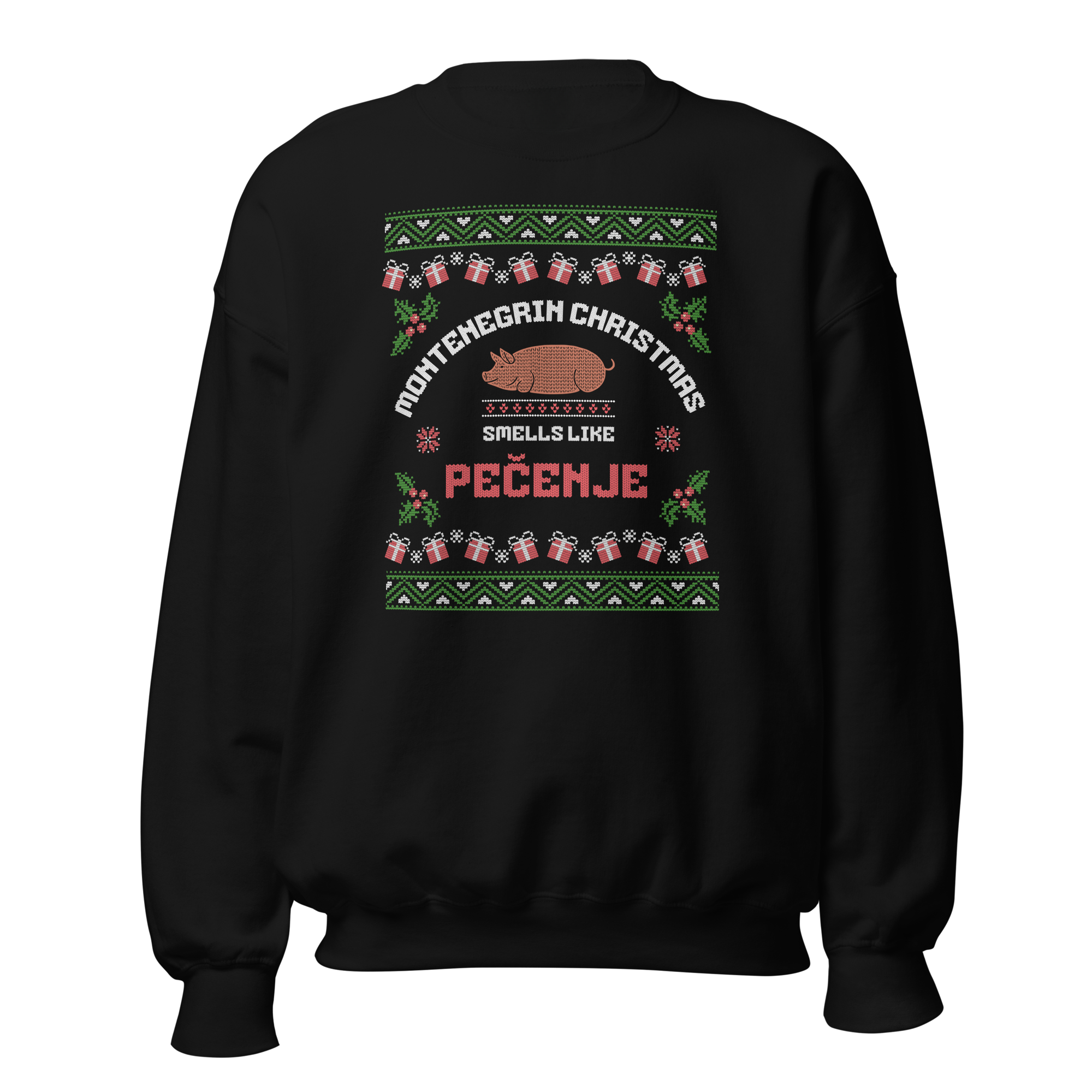 Montenegrin Christmas Smells Like Pečenje Sweater