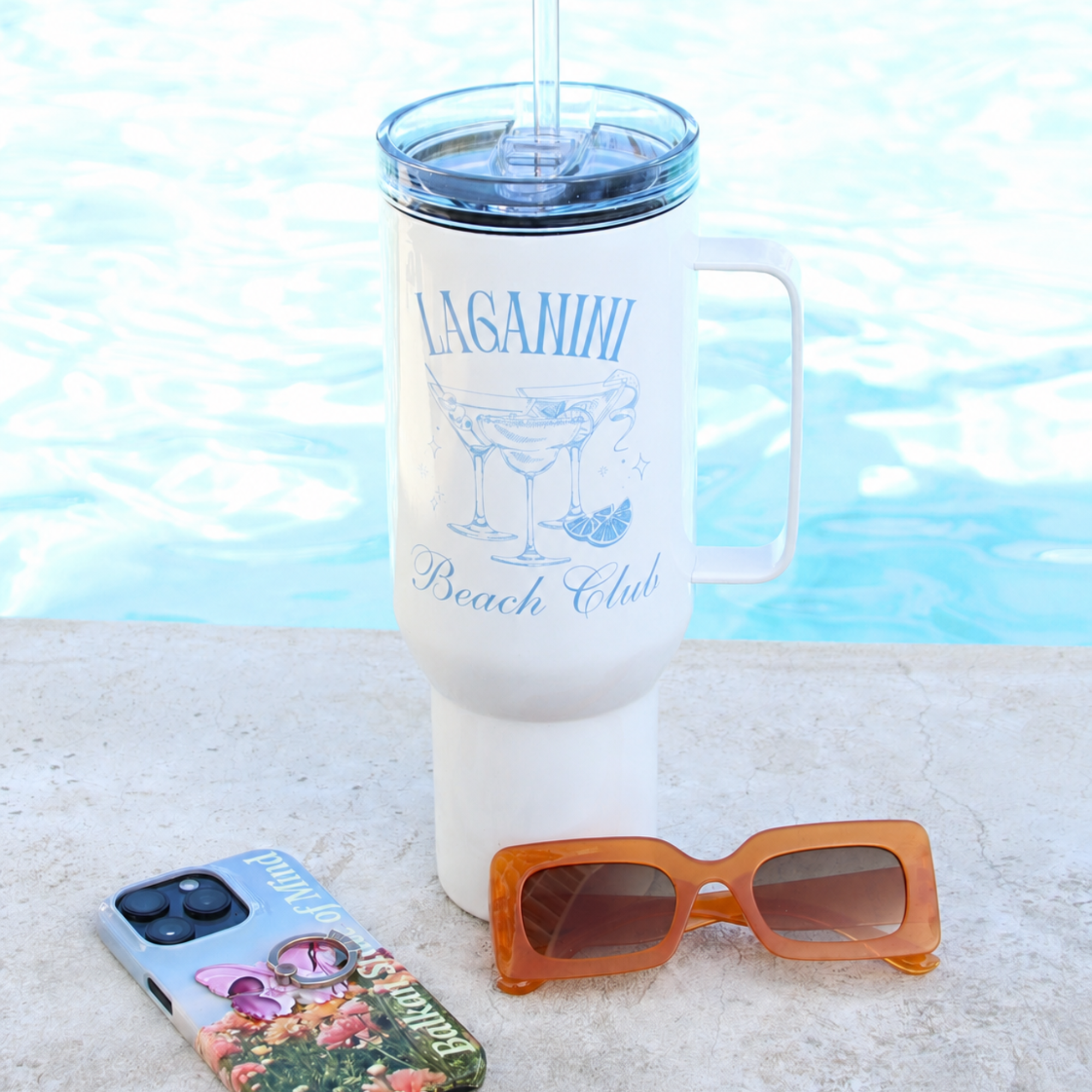 Croatian Laganini Beach Club Tumbler