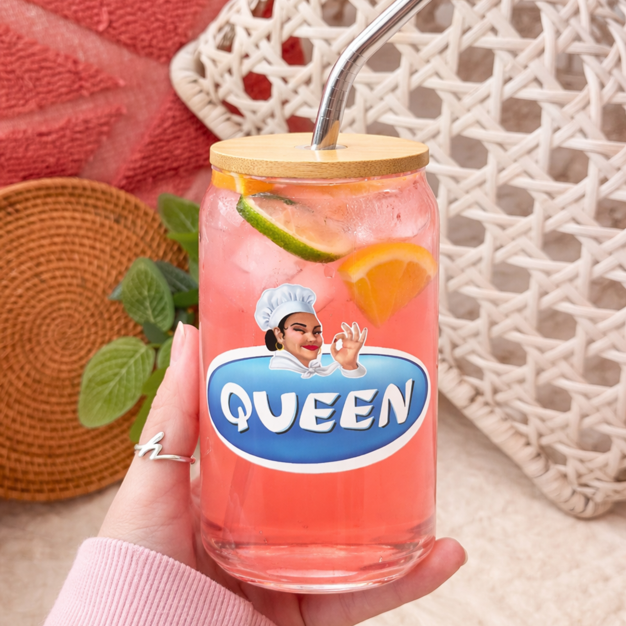 Balkan Spice Queen Can Glass