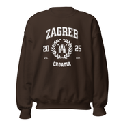 Croatia Varsity Unisex Crewneck