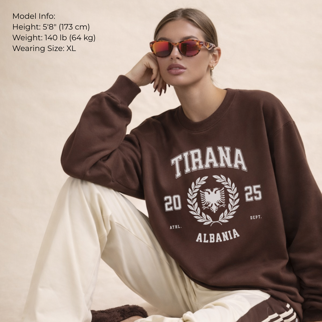 Albania Varsity Unisex Crewneck
