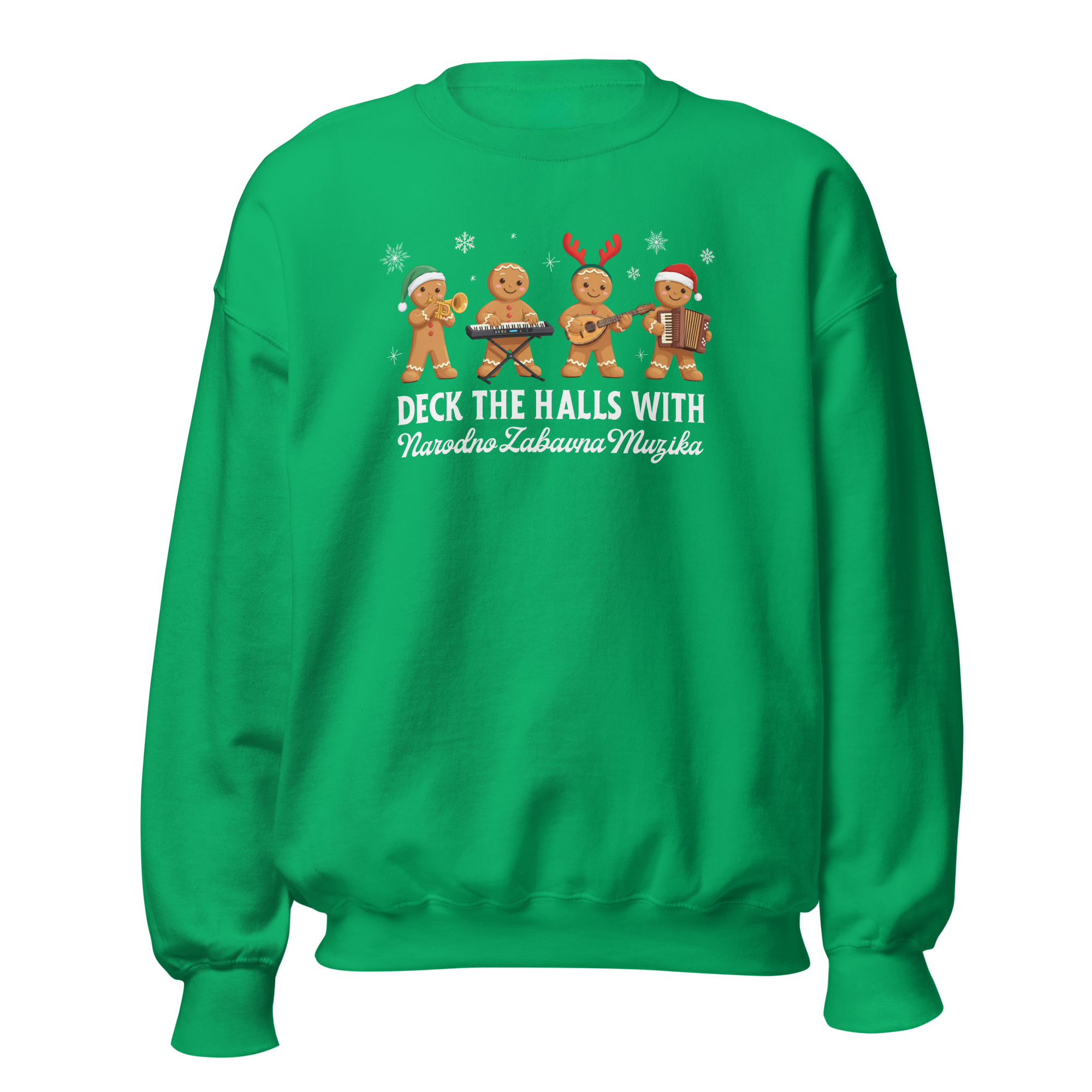 Slovenian Narodno Zabavna Muzika Gingerbread Christmas Sweater