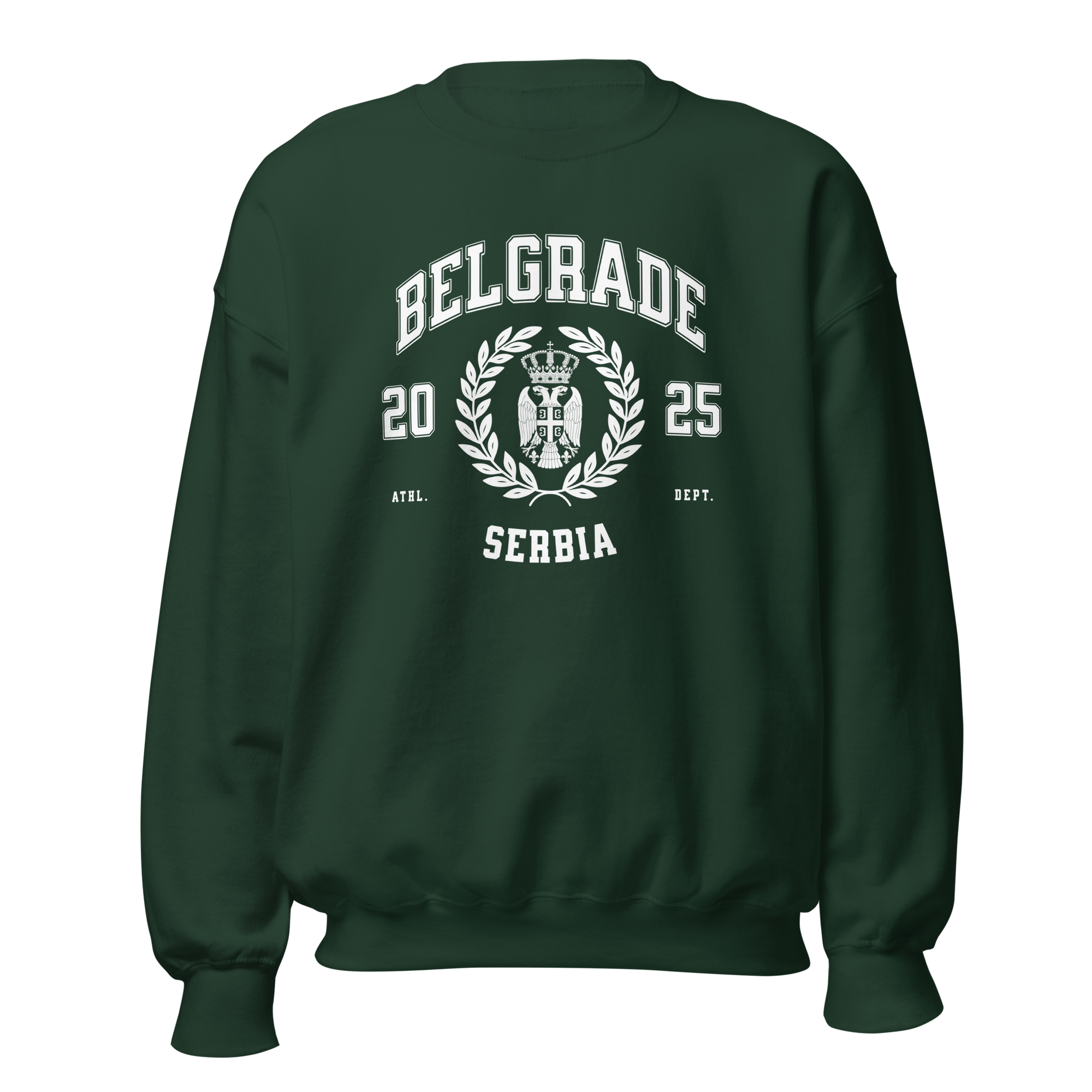 Serbia Varsity Unisex Crewneck