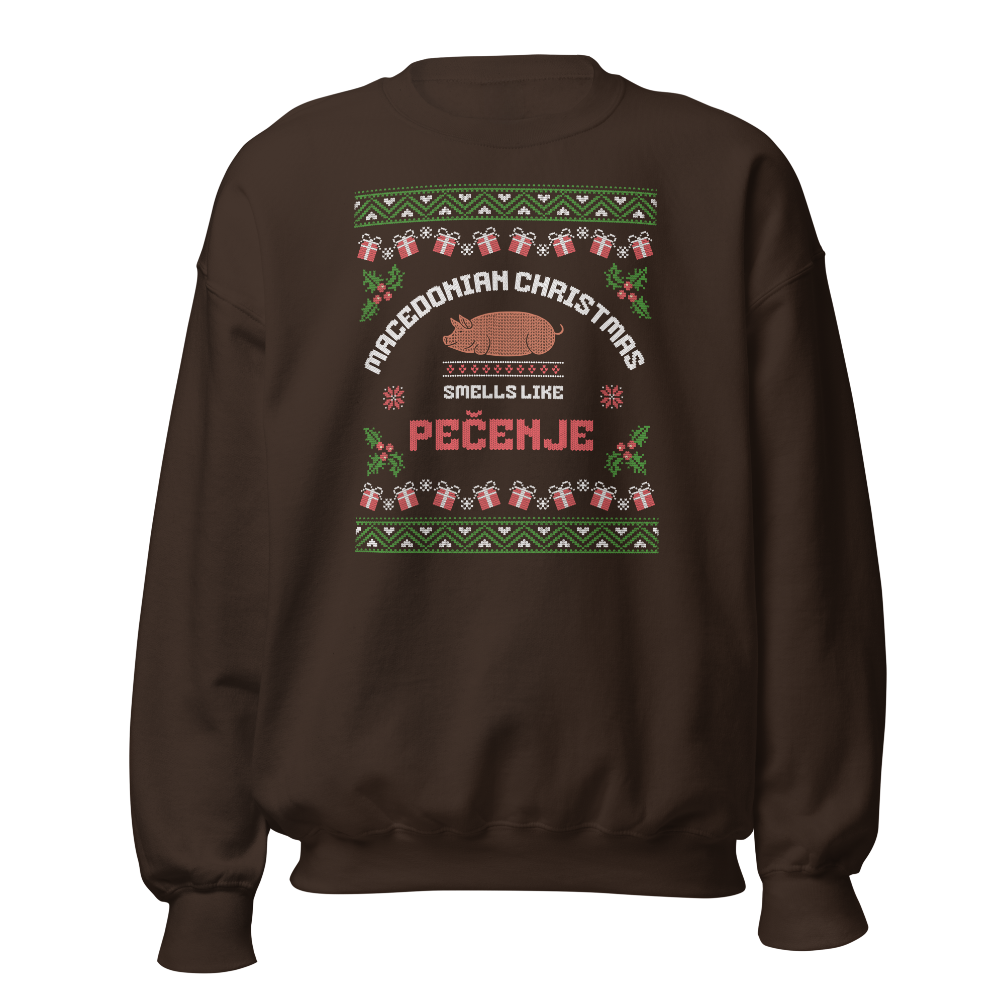 Macedonian Christmas Smells Like Pečenje Sweater