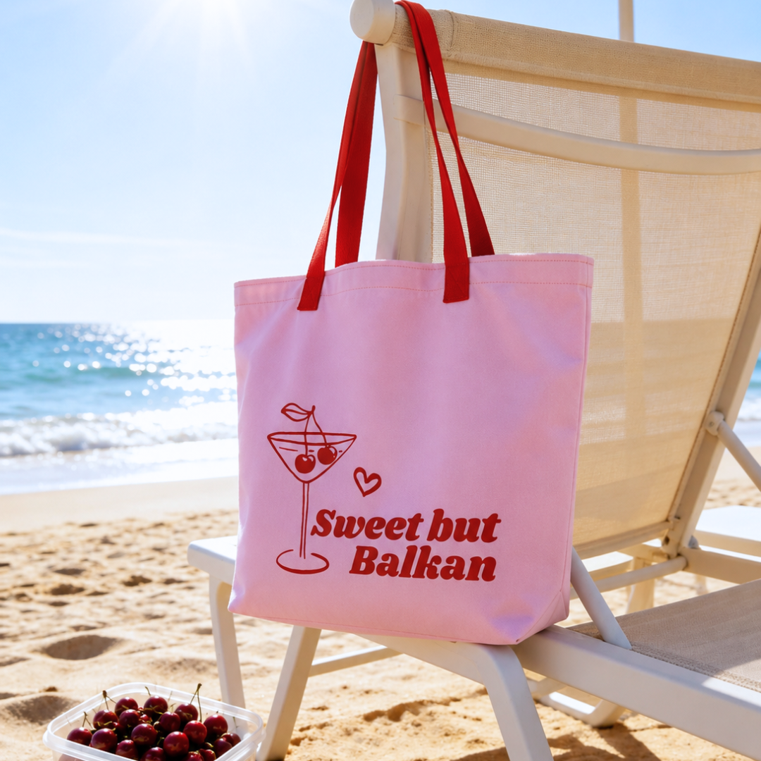 Sweet But Balkan Beach Tote Bag