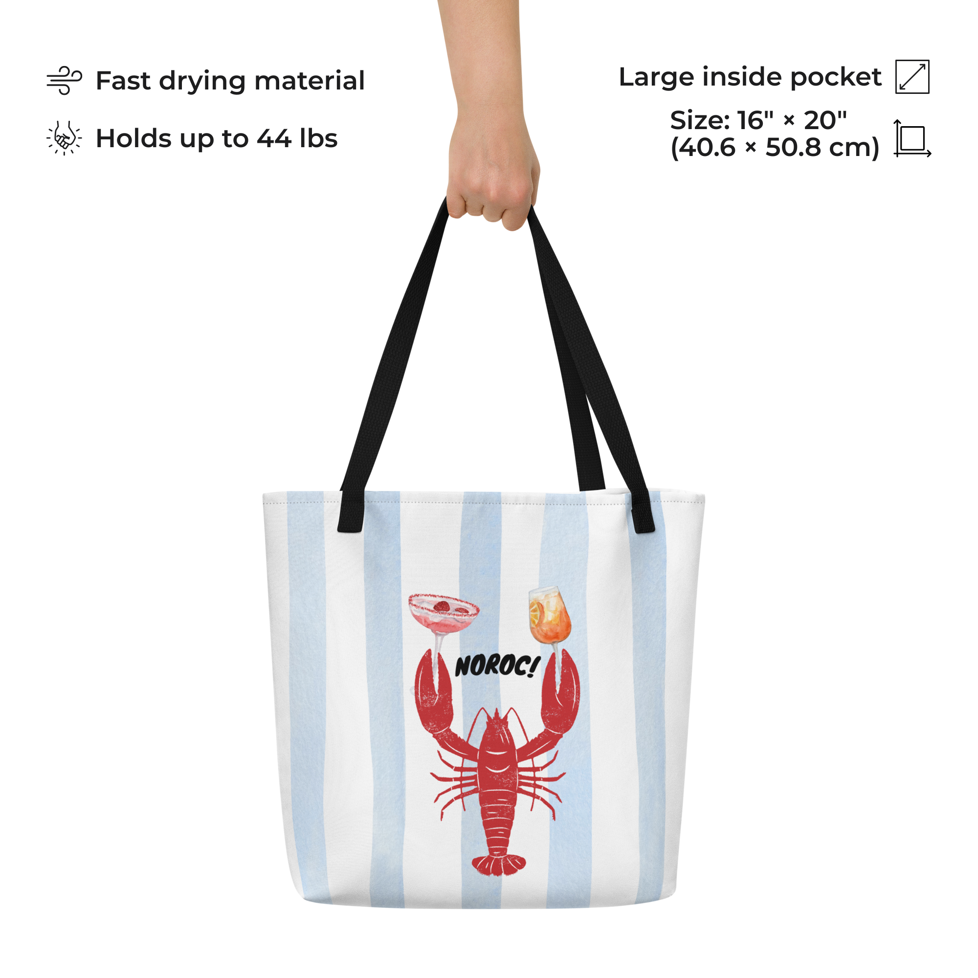 Romanian Noroc Beach Tote Bag