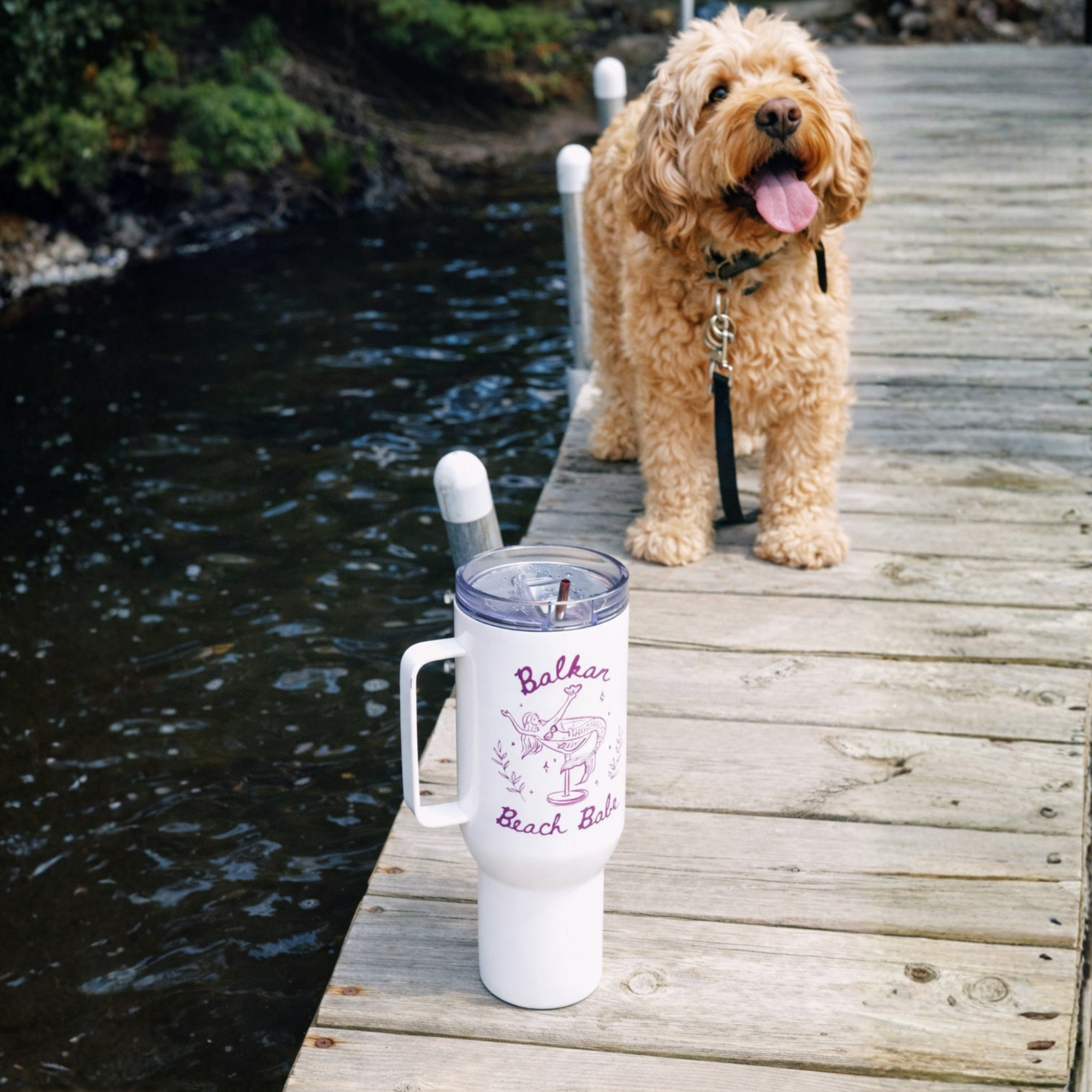 Balkan Beach Babe Tumbler
