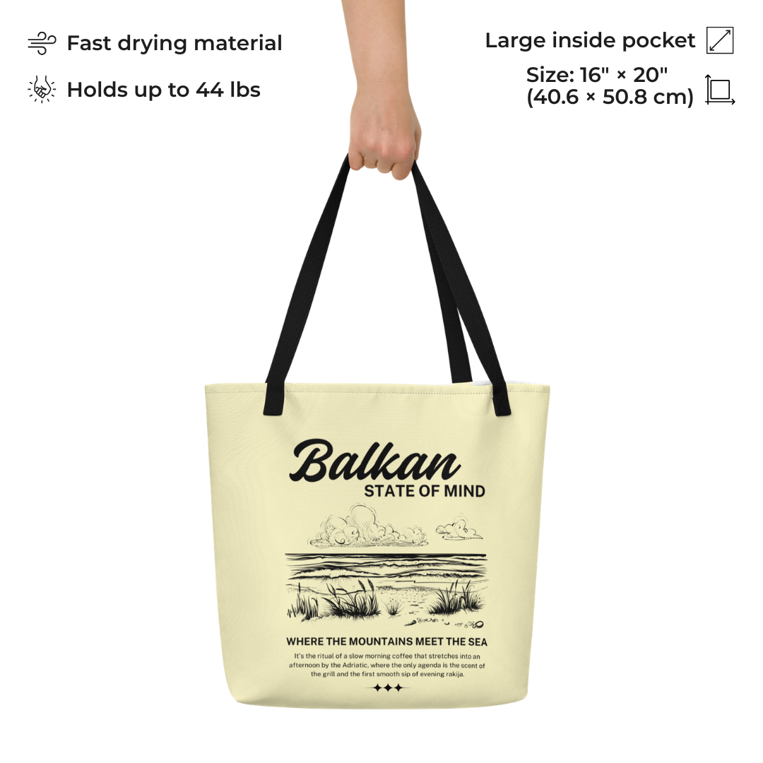 Balkan State of Mind Beach Tote Bag