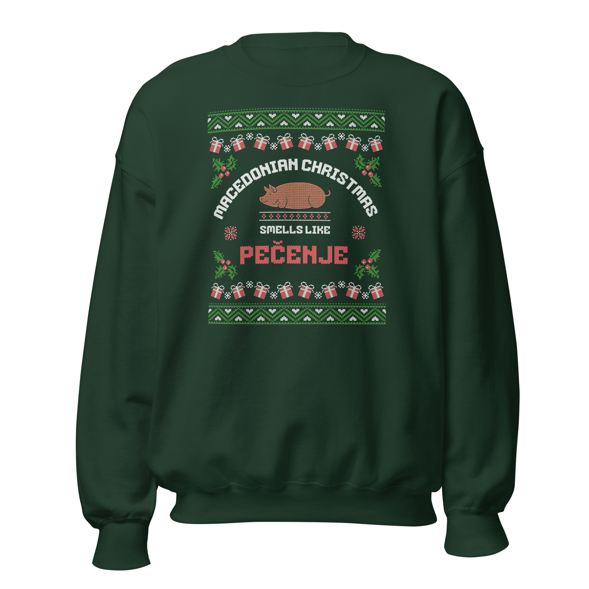 Macedonian Christmas Smells Like Pečenje Sweater