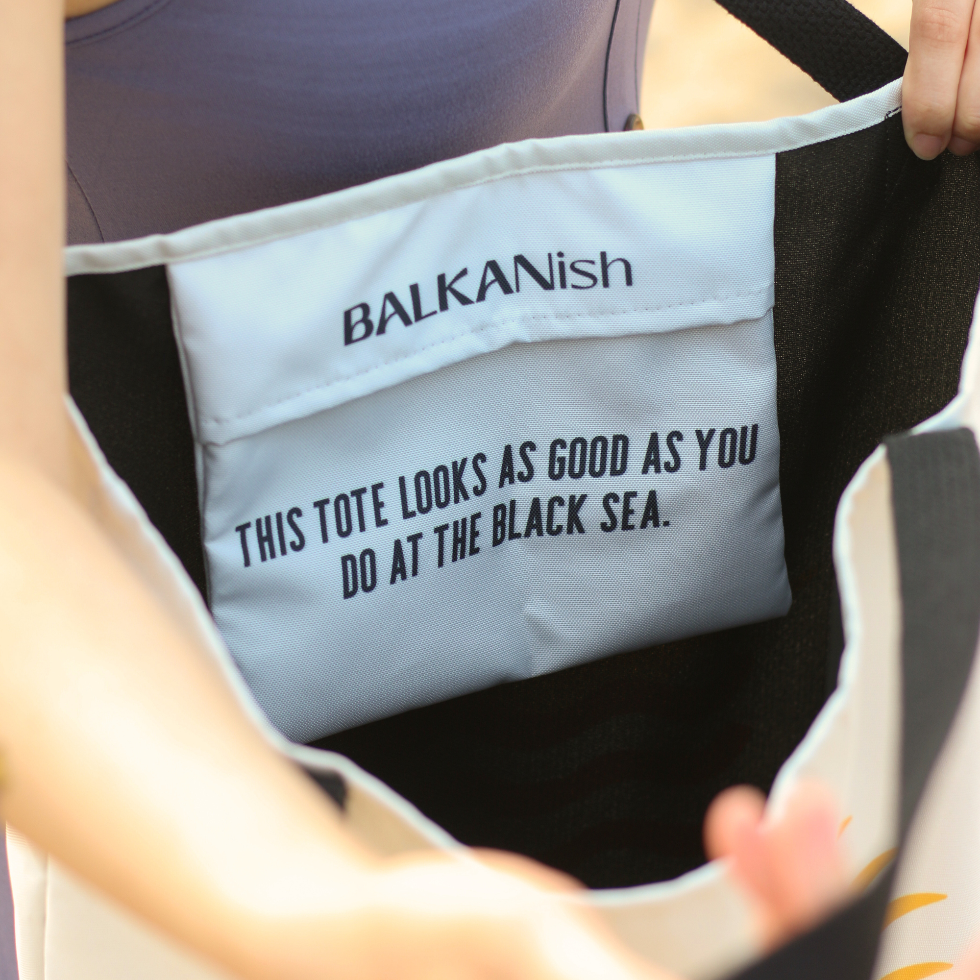 Romania Mamaia Beach Tote Bag