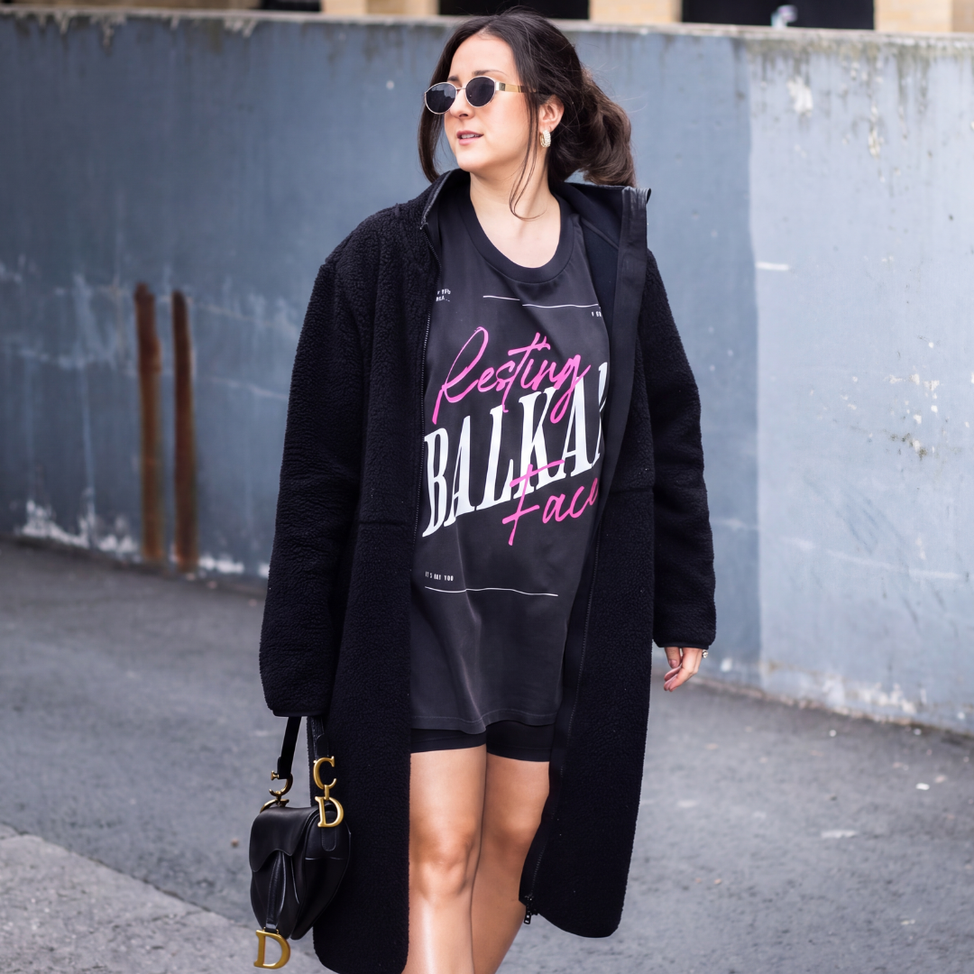 Resting Balkan Face Vintage Graphic Tee