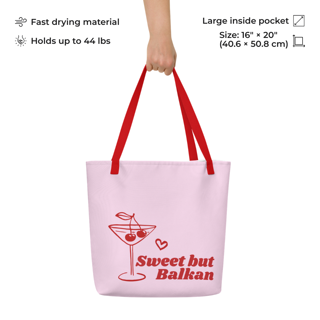 Sweet But Balkan Beach Tote Bag