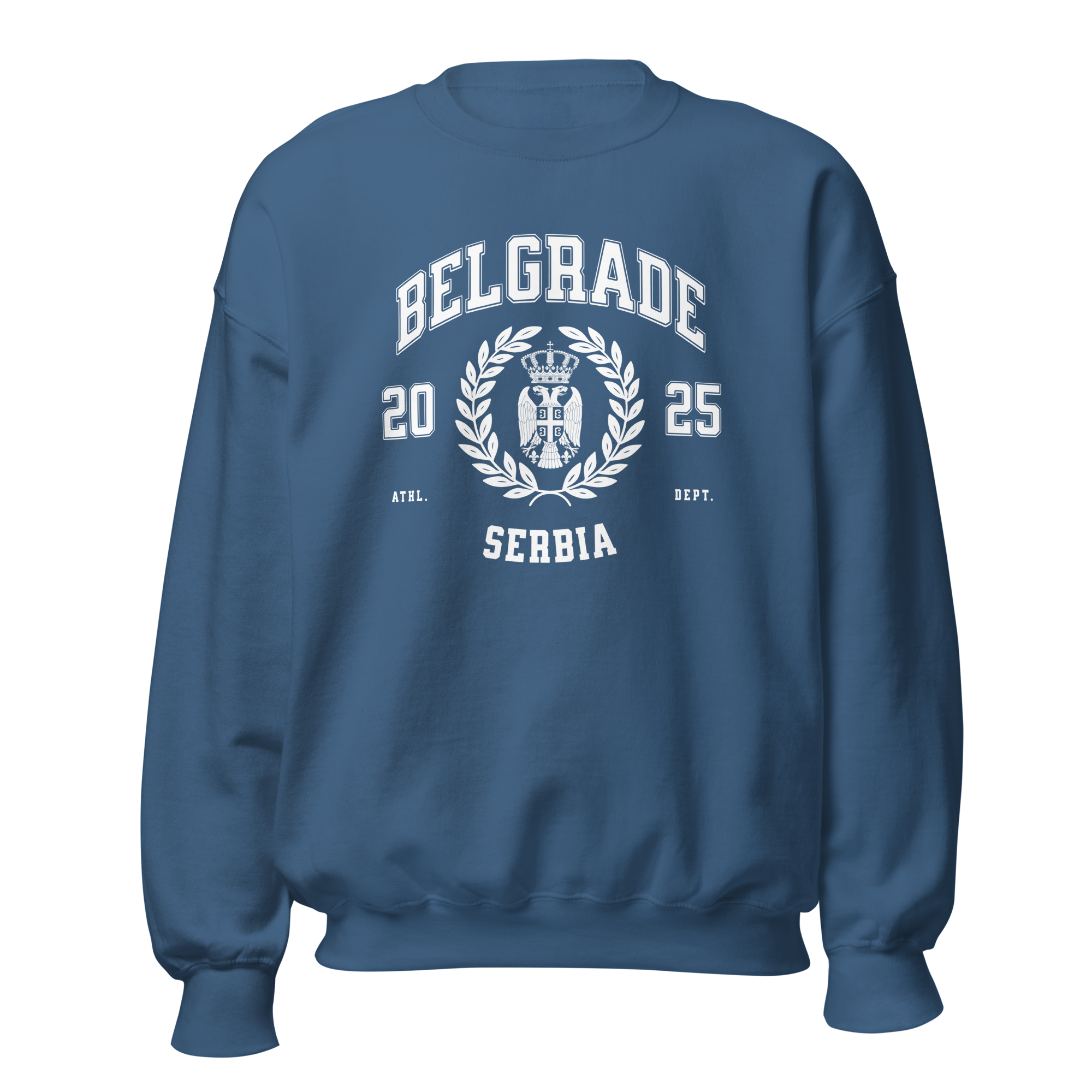 Serbia Varsity Unisex Crewneck