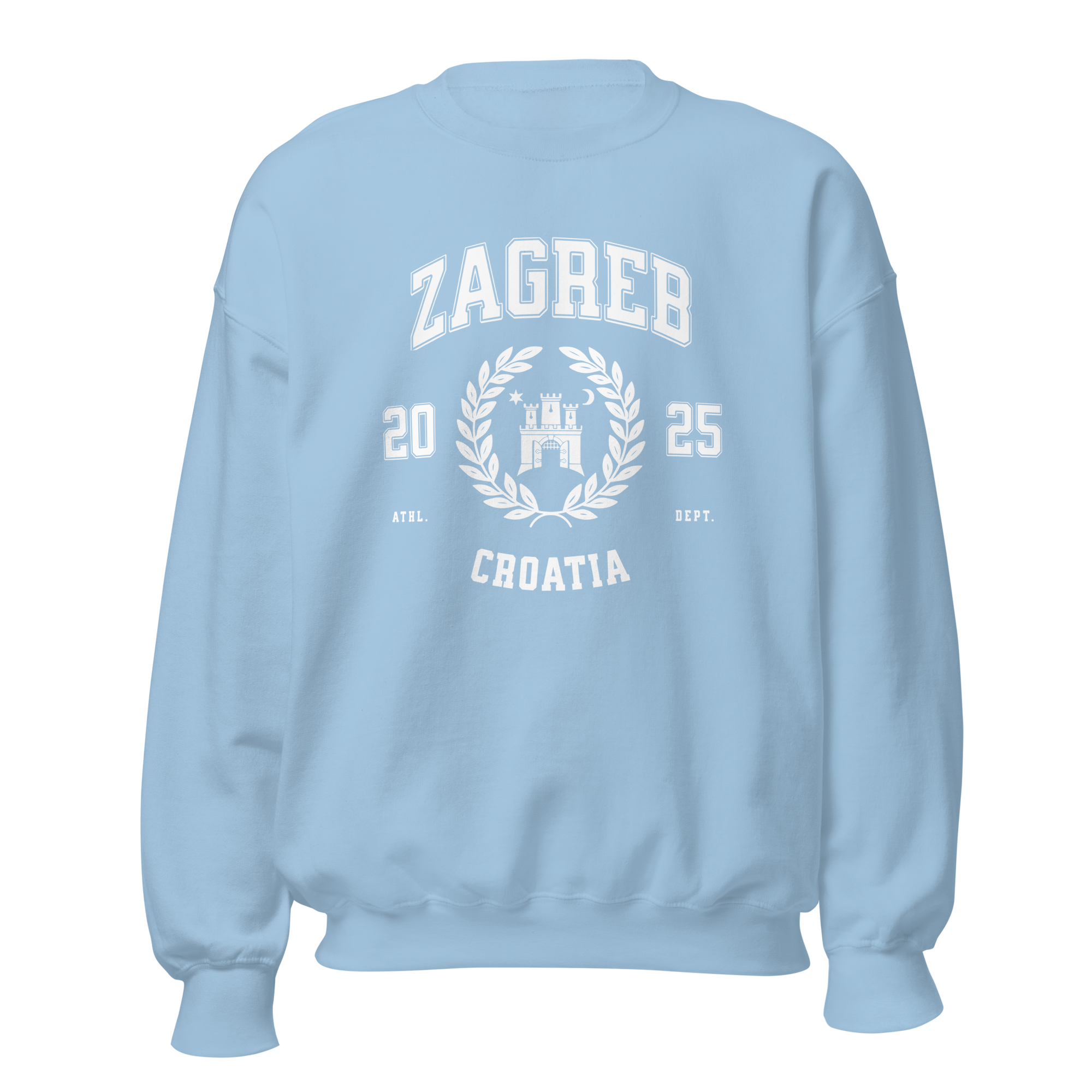 Croatia Varsity Unisex Crewneck