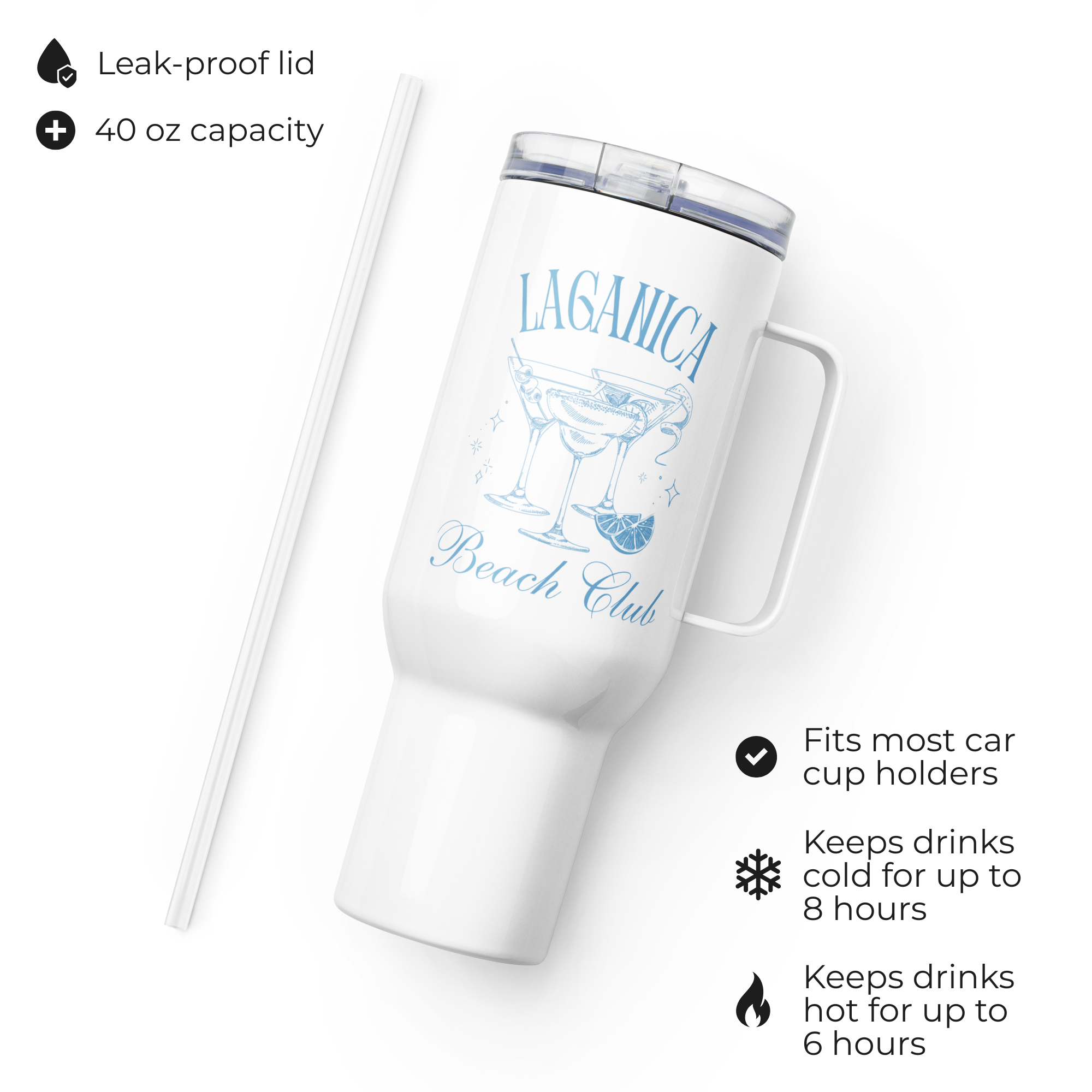 Serbian Laganica Beach Club Tumbler