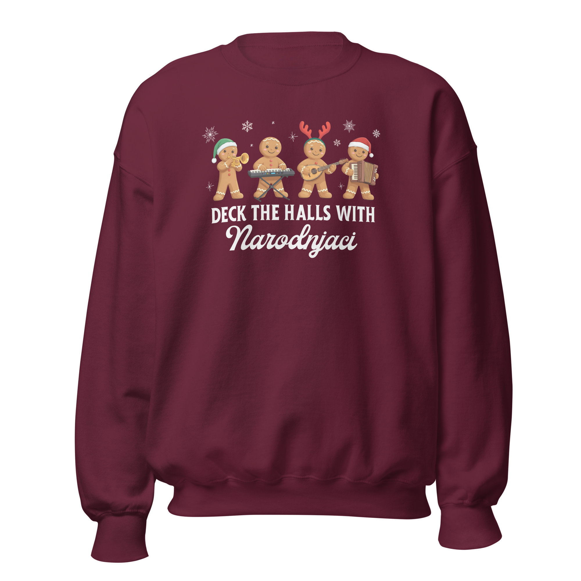 Balkan Narodnjaci Gingerbread Christmas Sweater