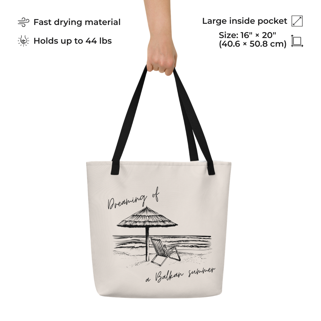Dreaming of a Balkan Summer Beach Tote Bag