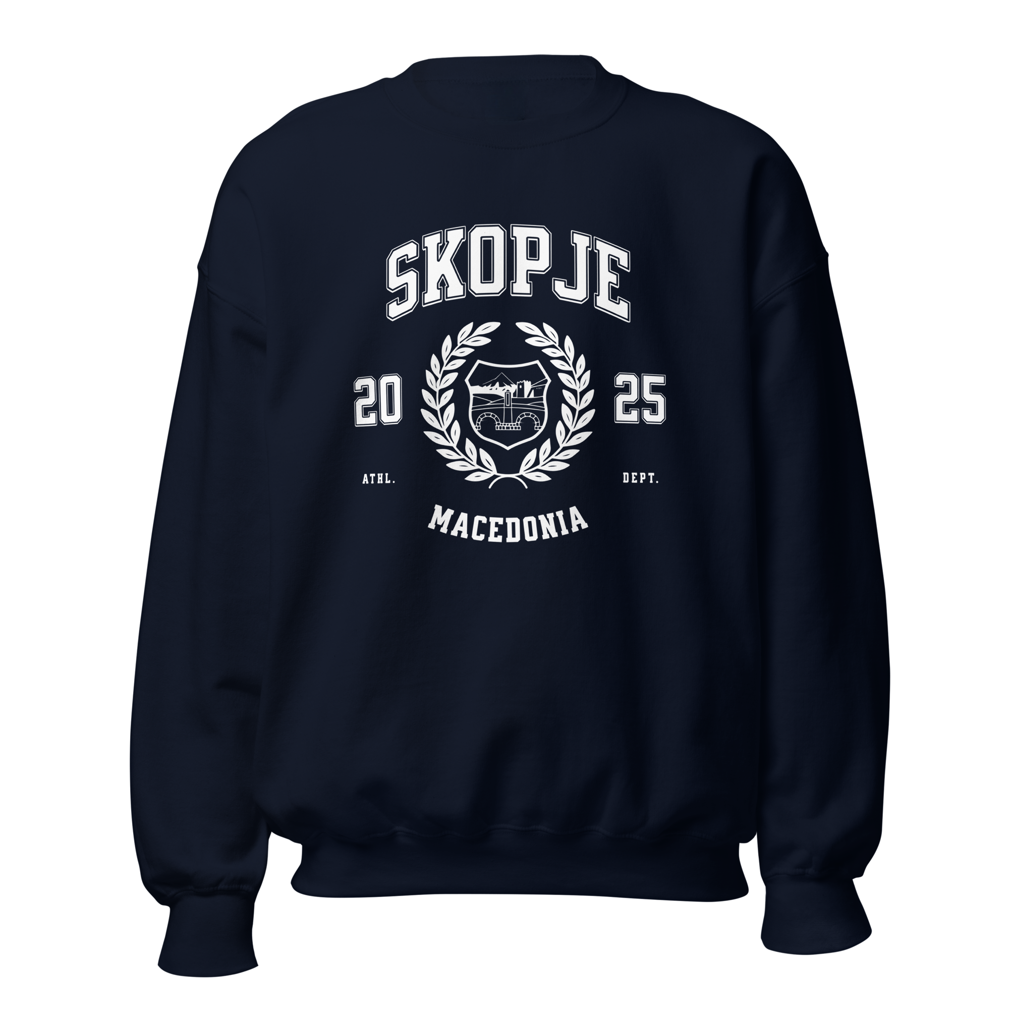 Macedonia Varsity Unisex Crewneck