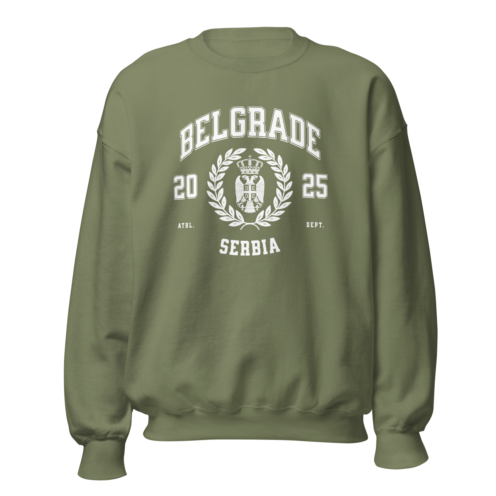Serbia Varsity Unisex Crewneck