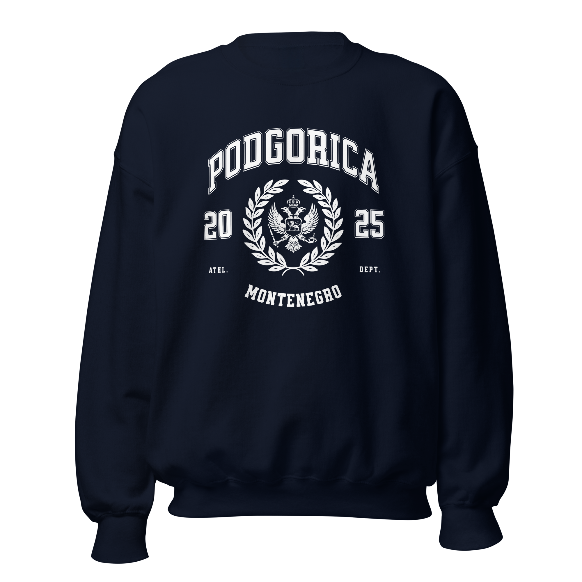 Montenegro Varsity Unisex Crewneck