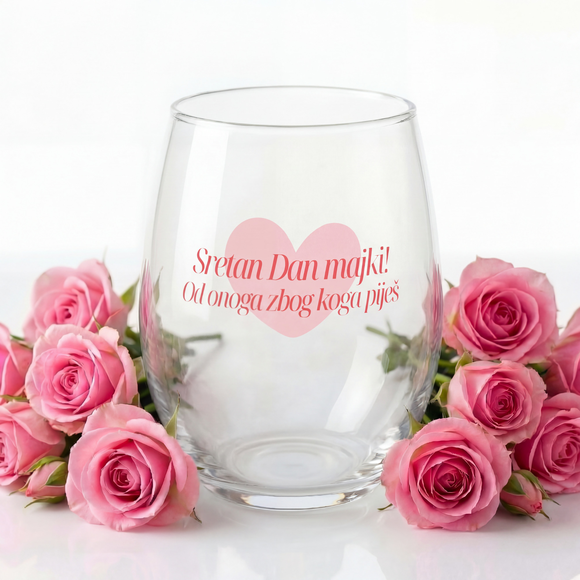 Balkan "Reason You Drink" Wine Glass