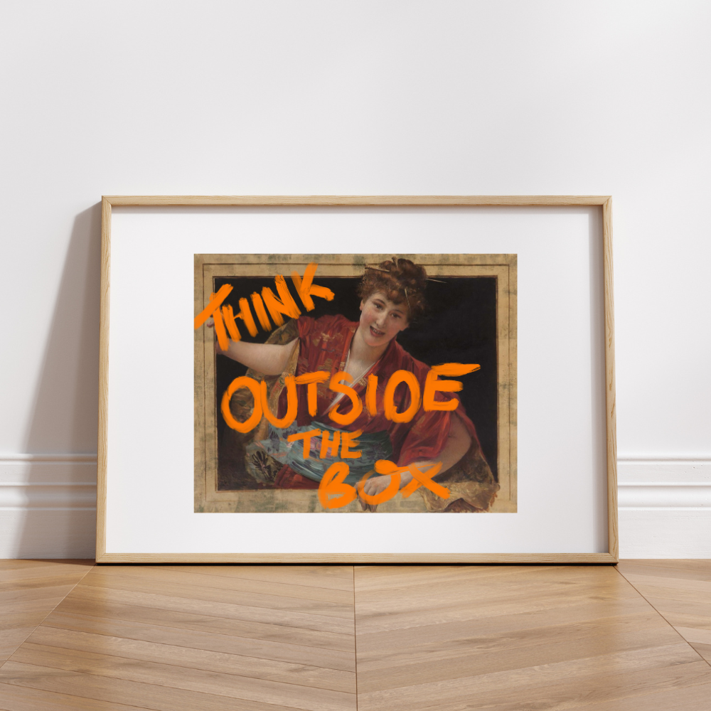 Think Outside the Box Poster