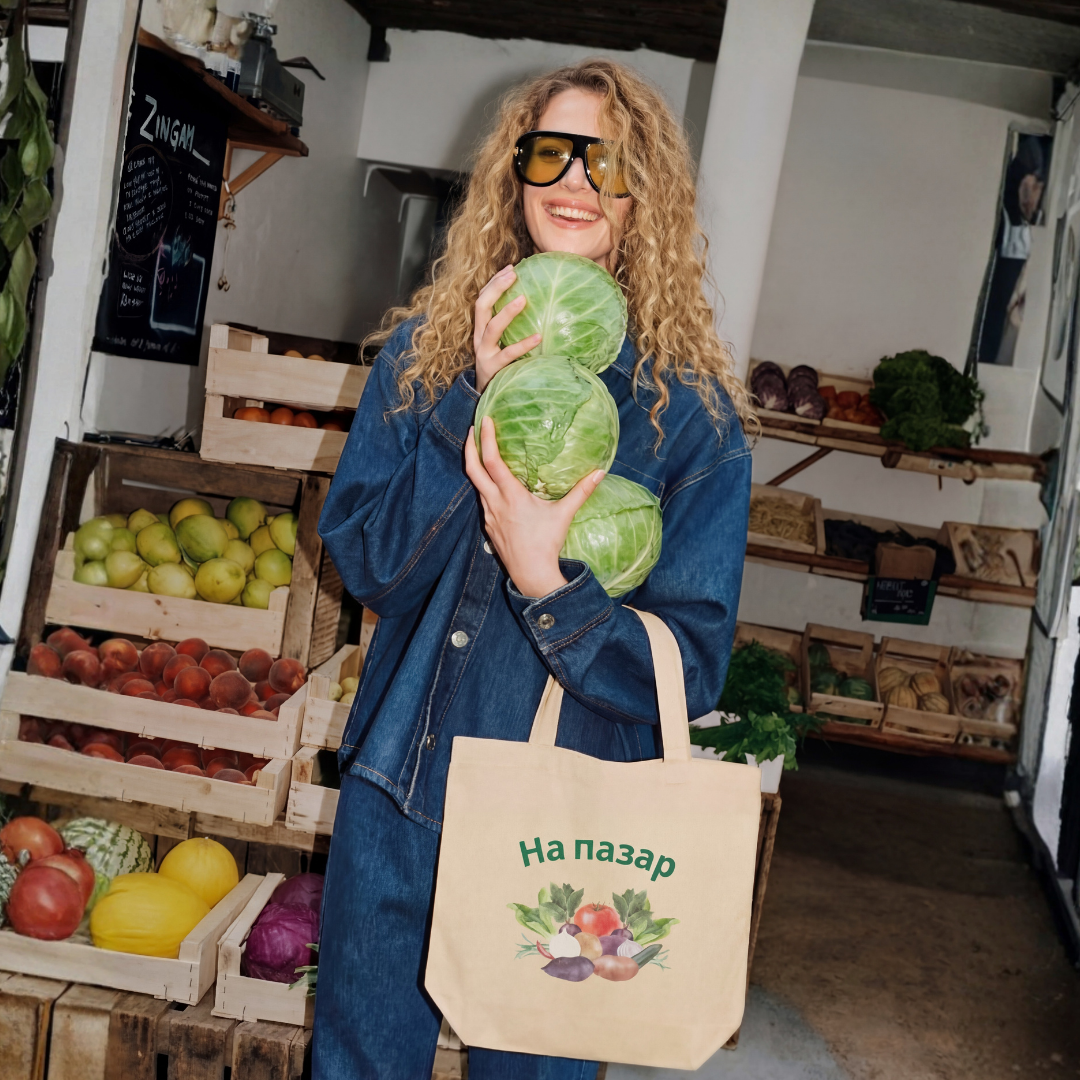 At The Market Tote Bag
