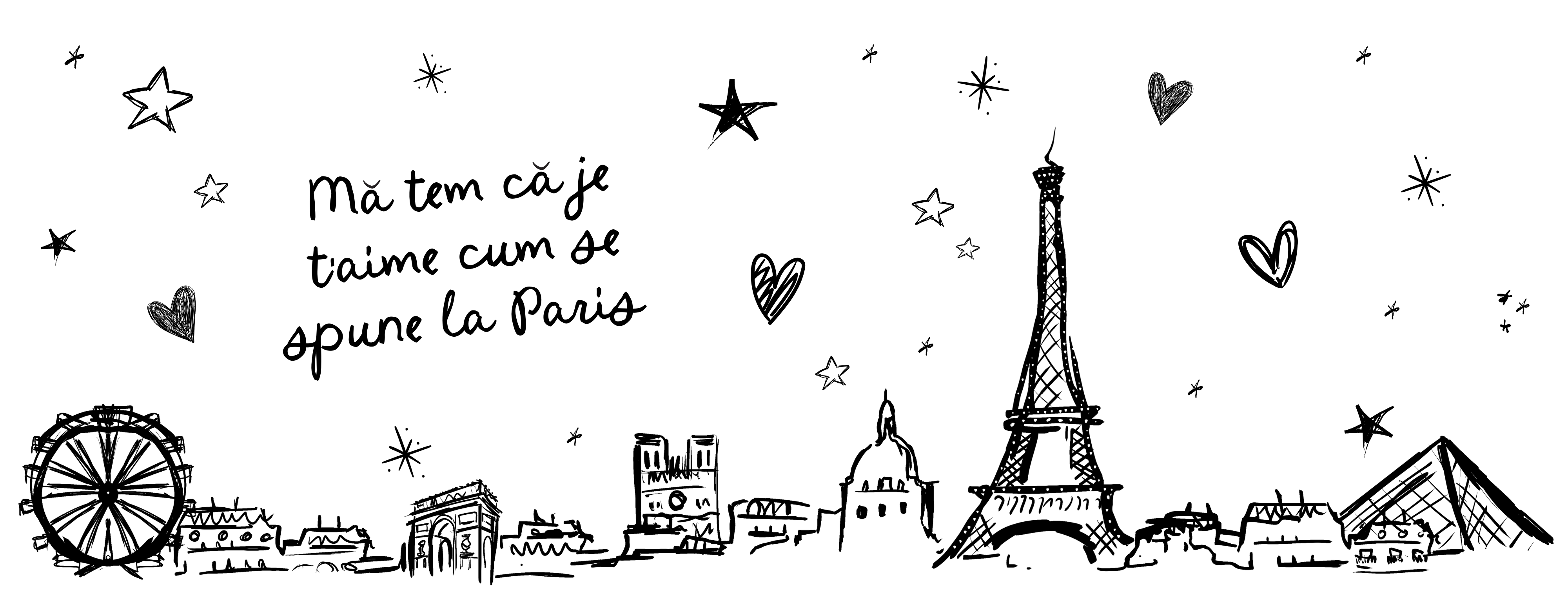 "Parisian Love, Romanian Style" Mug