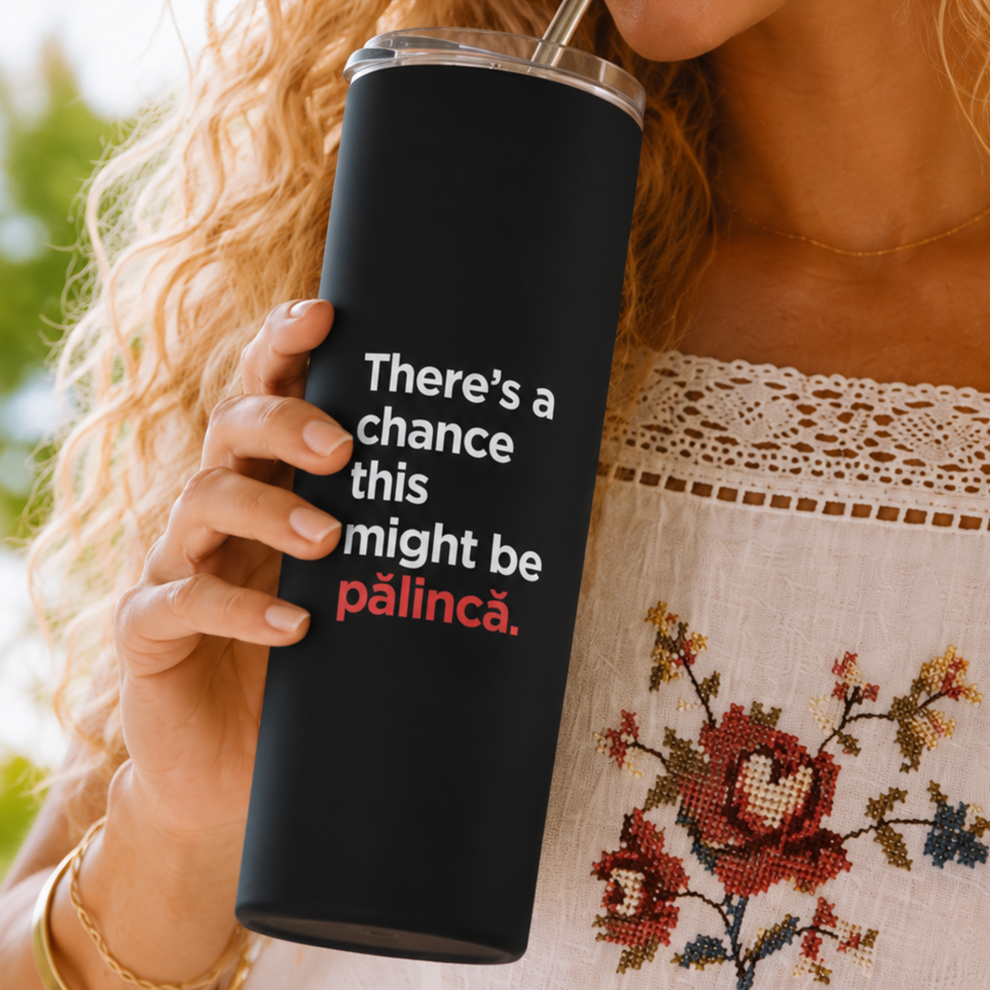 Romanian Spirit Tumbler (Pălincă)