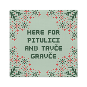 Macedonian Christmas Pillow Case – Here for Pitulici and Tavče Gravče