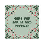 Serbian Christmas Pillow Case – Here for Sarma and Pečenje