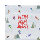Bosnian Ski Lesson Pillow Case