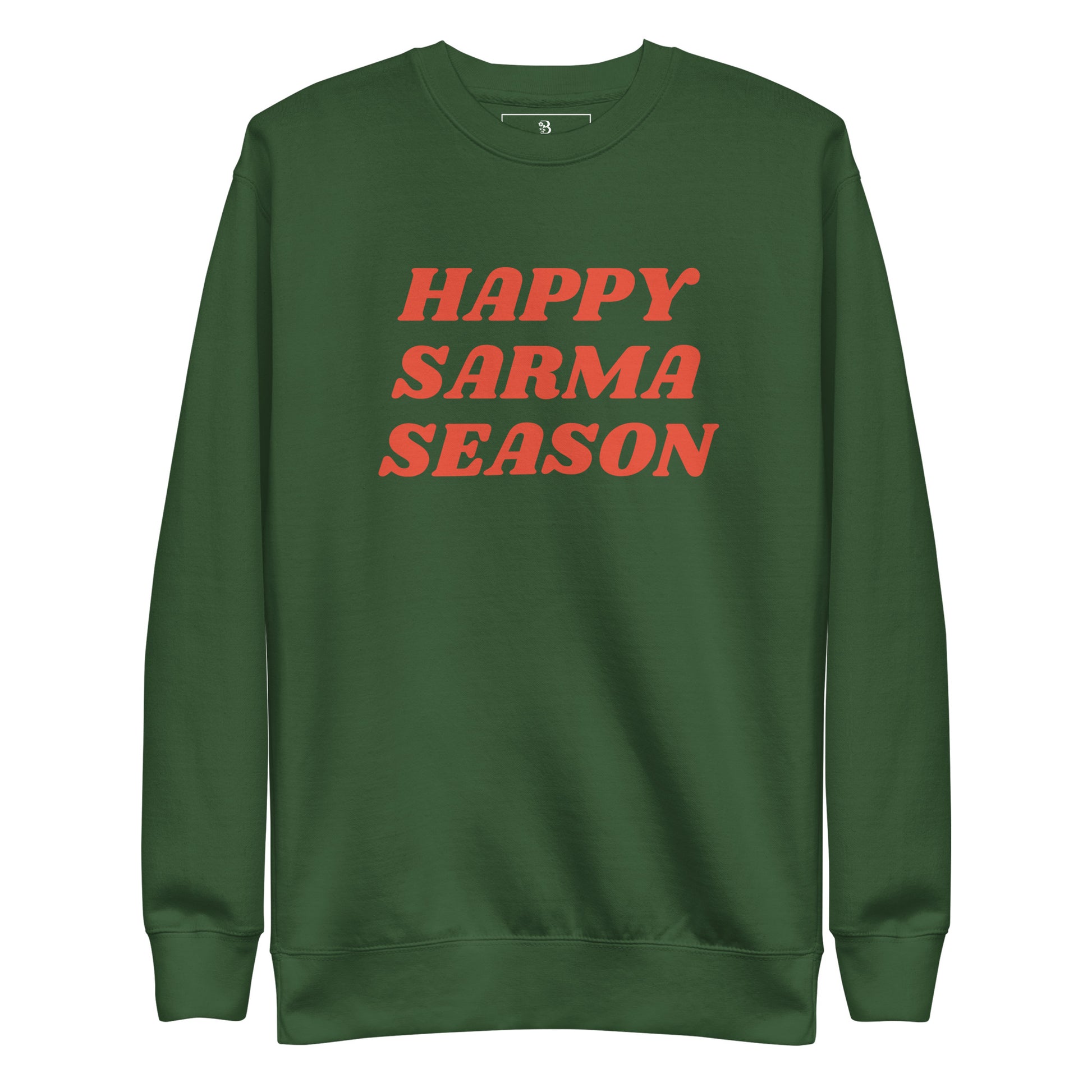 Balkan Christmas sweater with Happy Sarma Season design – Balkanish original