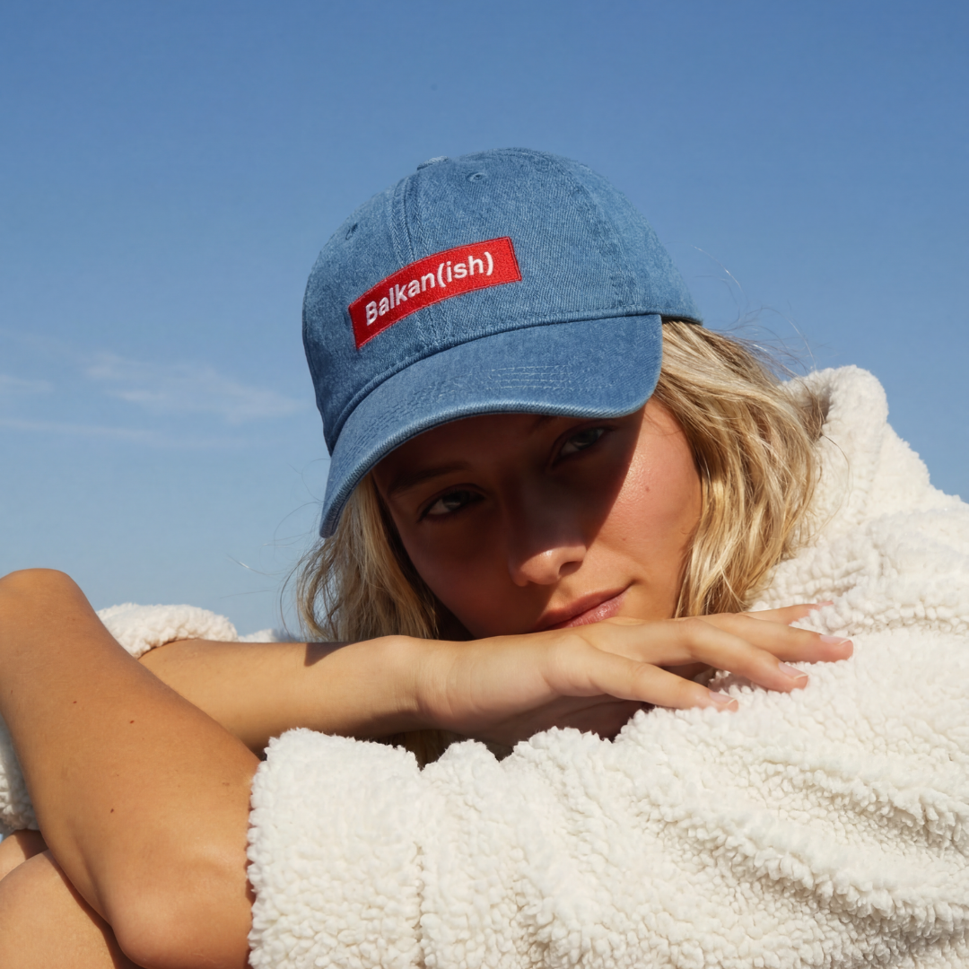 Balkan(ish) Embroidered Denim Hat