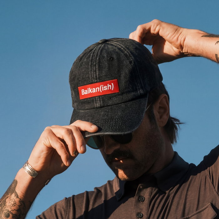 Balkan(ish) Embroidered Denim Hat