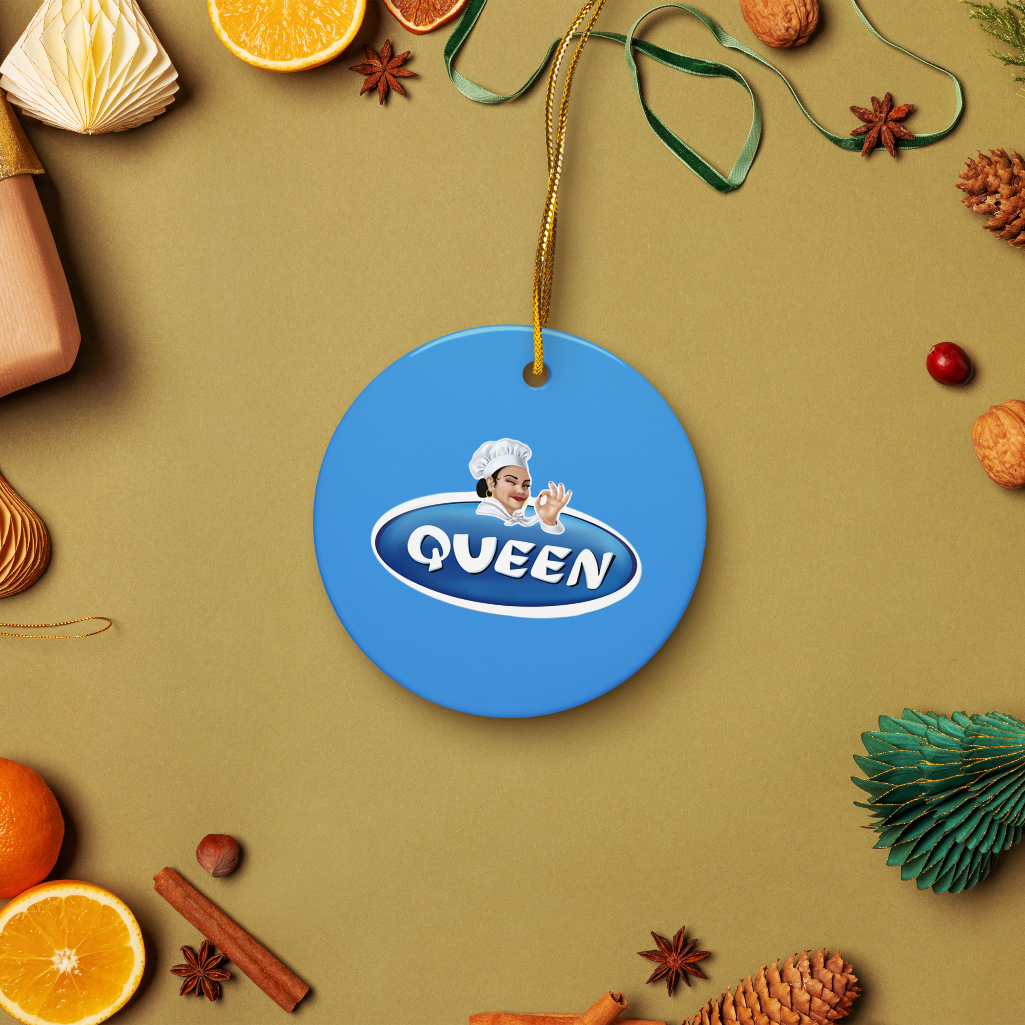 Balkan Spice Queen Christmas Ornament