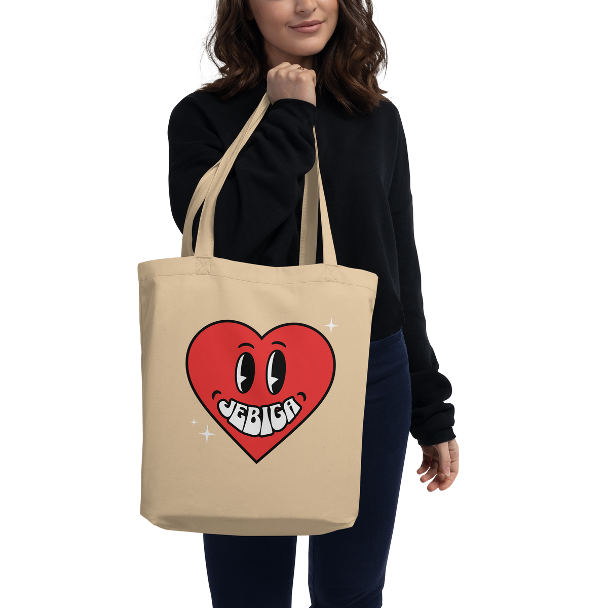 Jebiga Heart Tote Bag