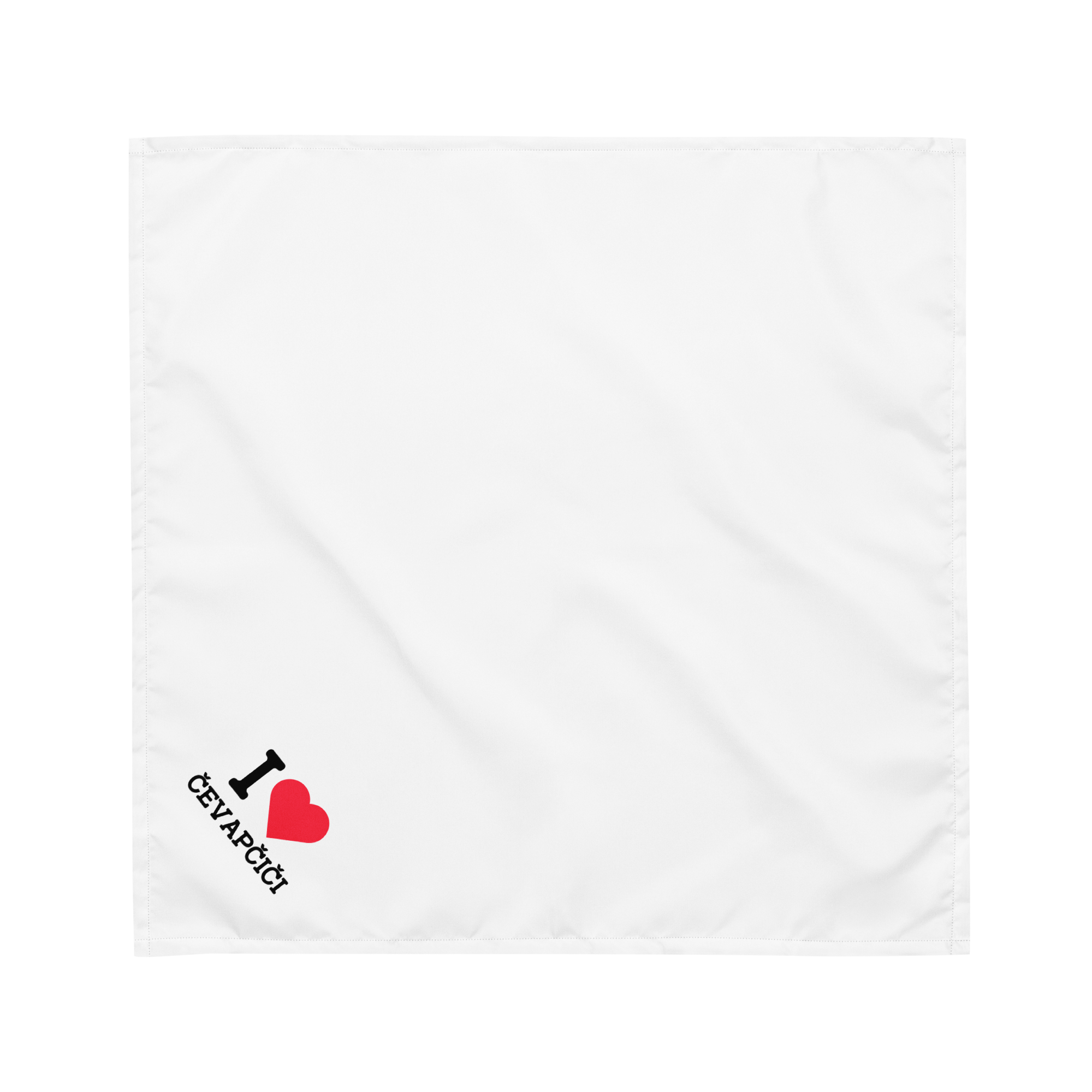 Slovenian I ❤️ Čevapčiči Dog Bandana