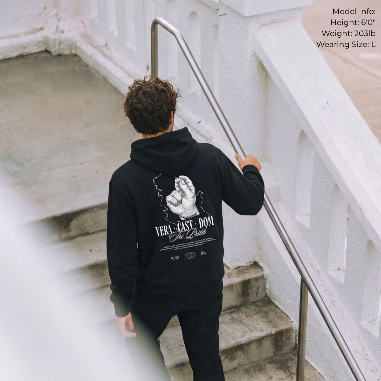 Serbian Tri Prsta Heritage Hoodie