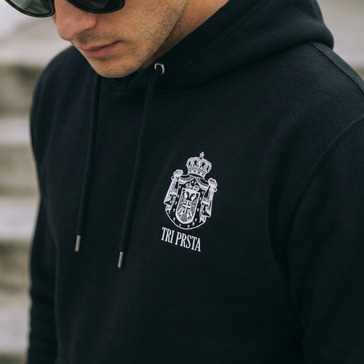 Serbian Tri Prsta Heritage Hoodie