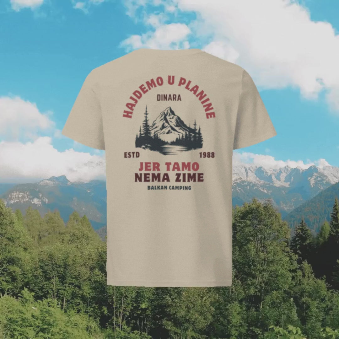 Load video: Balkan Hajdemo U Planine Unisex Tee